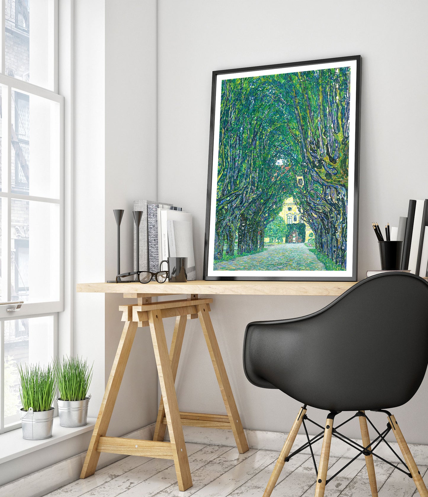 Allé till Schloss Kammer