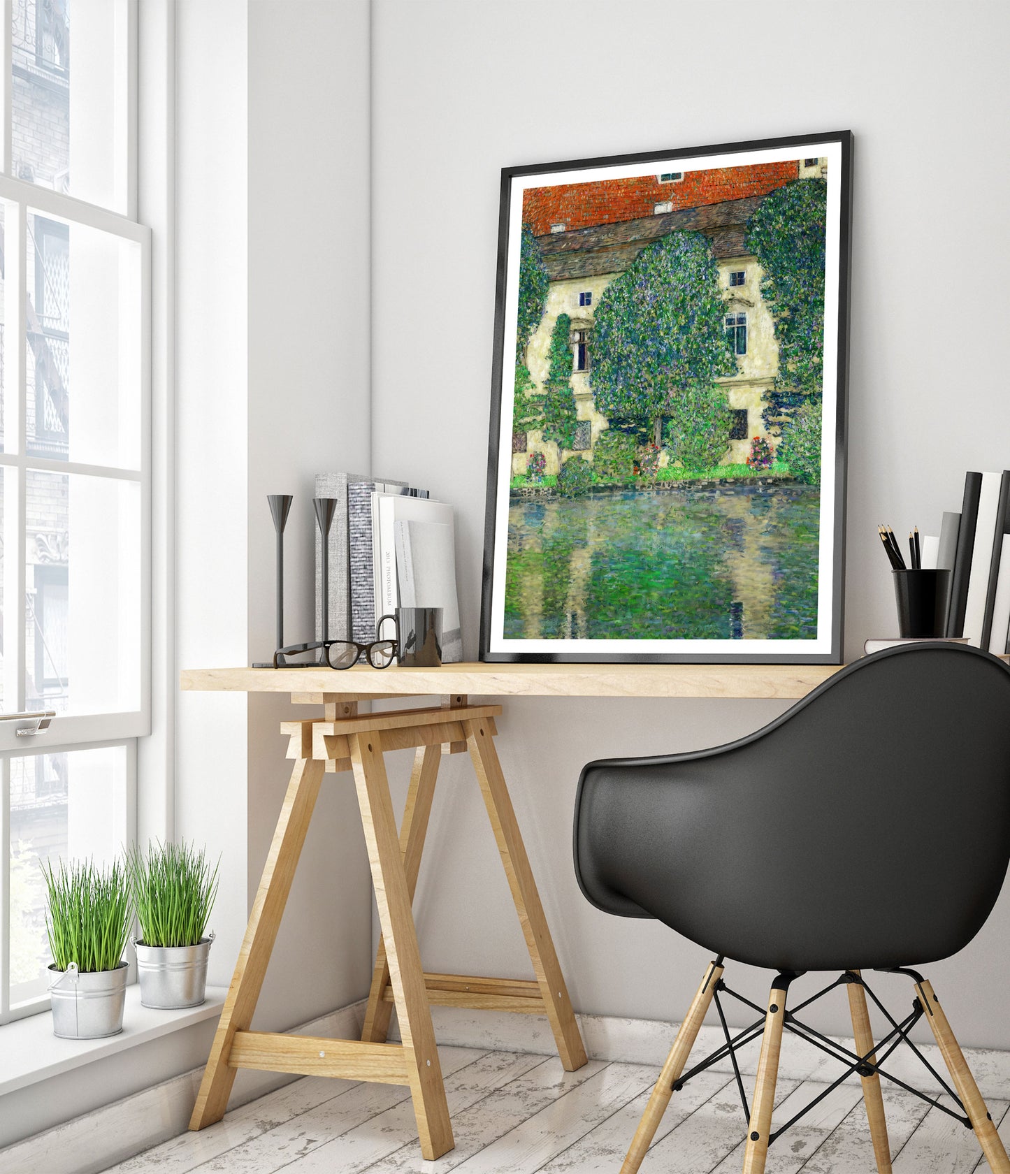 Slottet Kammer vid sjön Attersee III