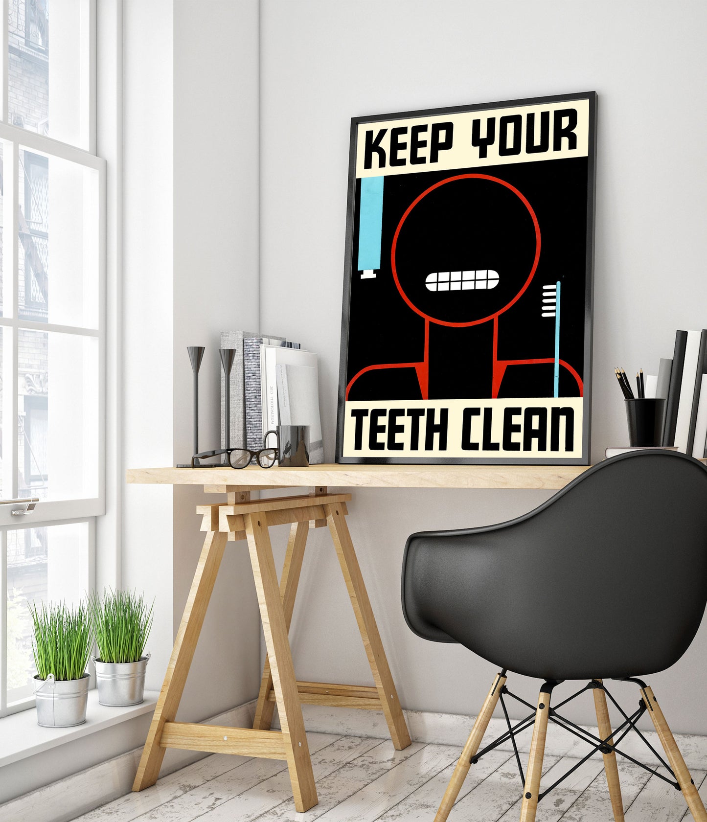 Halte deine Zähne sauber