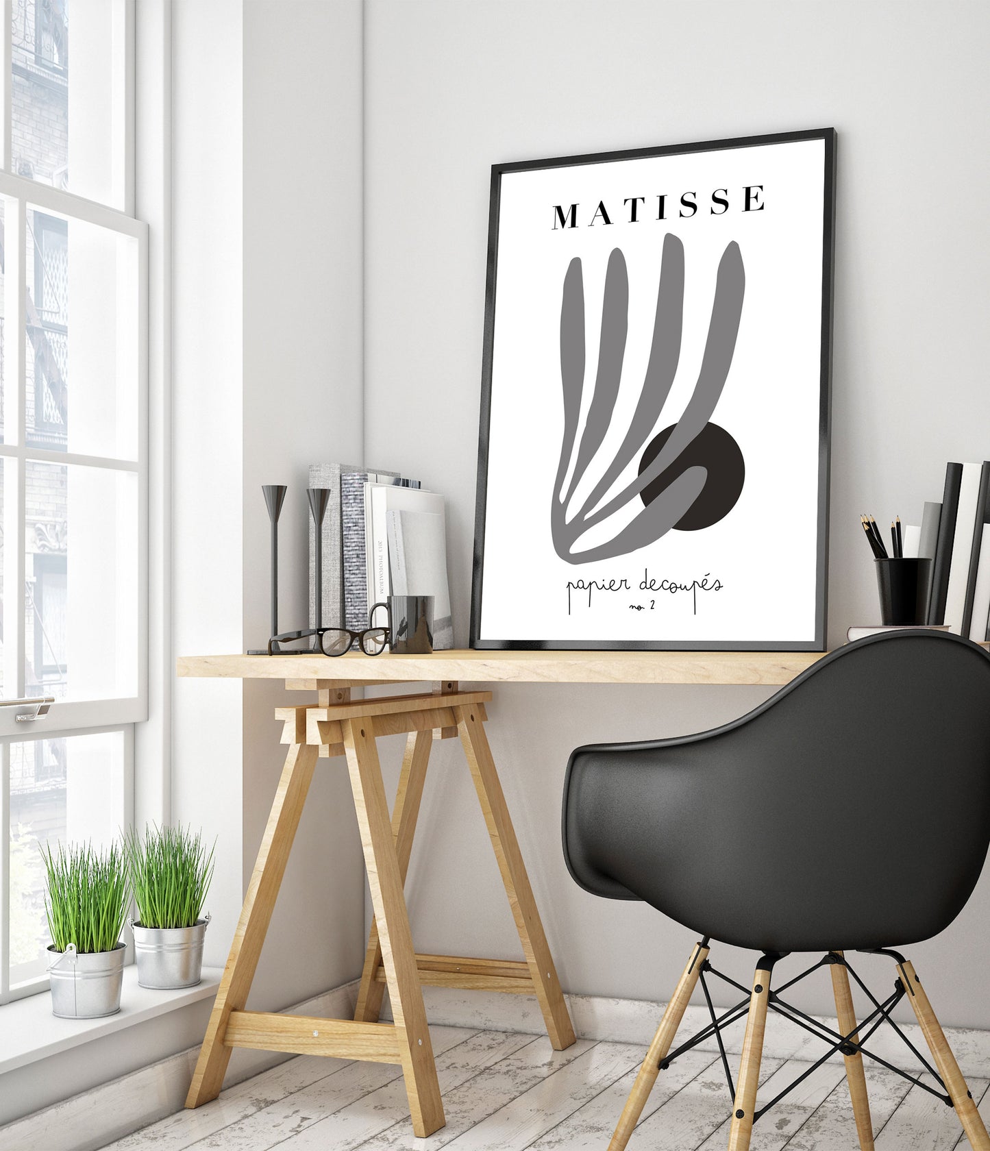 Matisse Cutouts No. 2 B&W