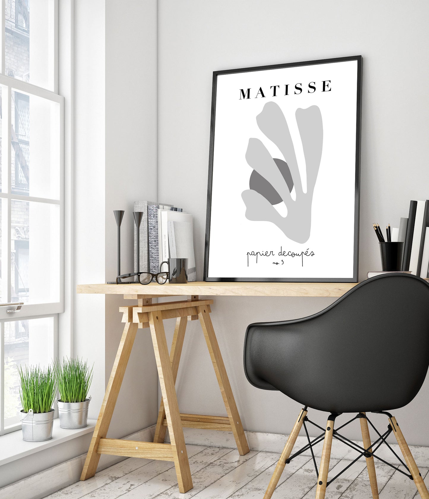 Matisse Cutouts No. 5 B&W