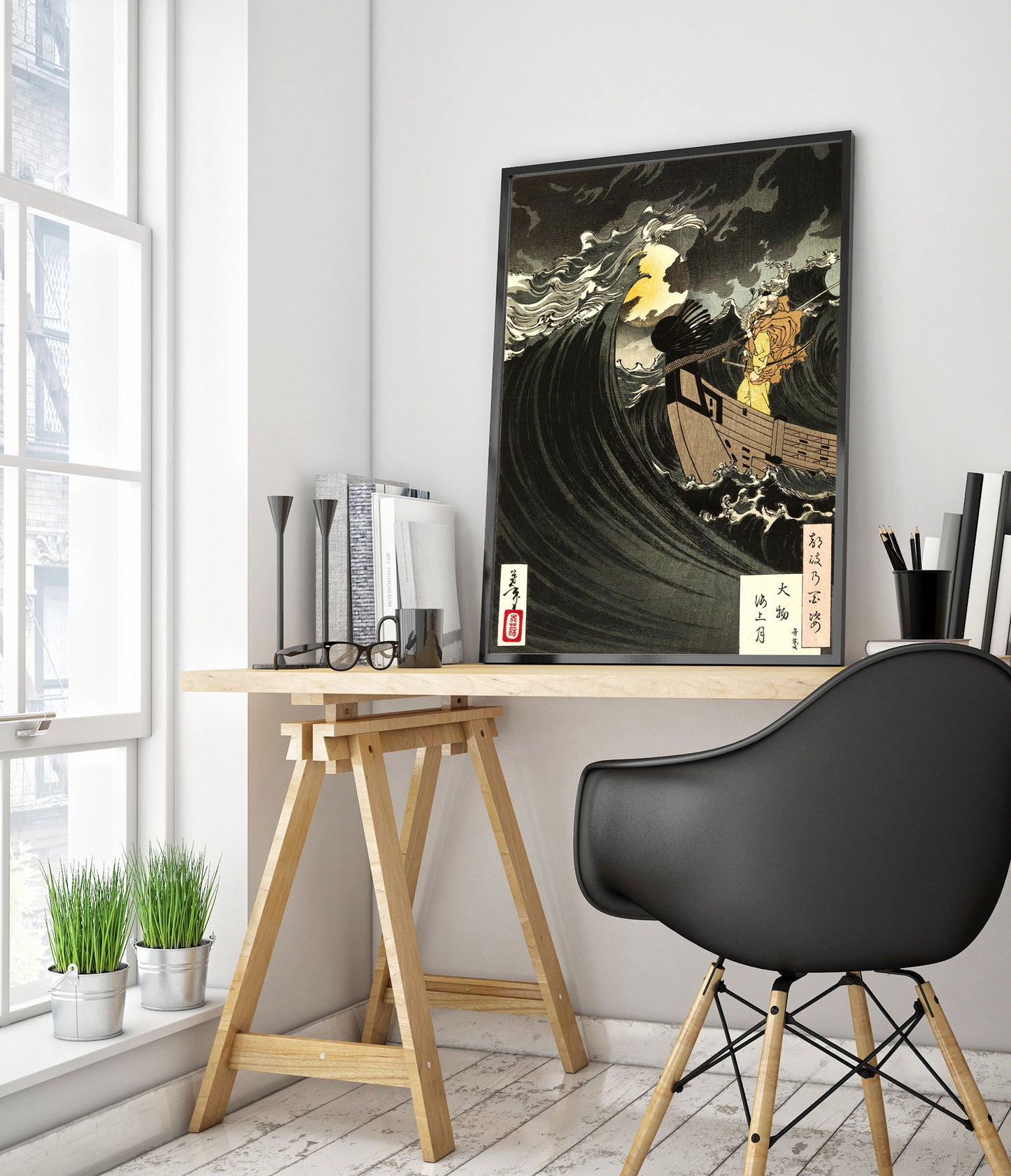 Benkei en de Maan bij Daimotsunoura