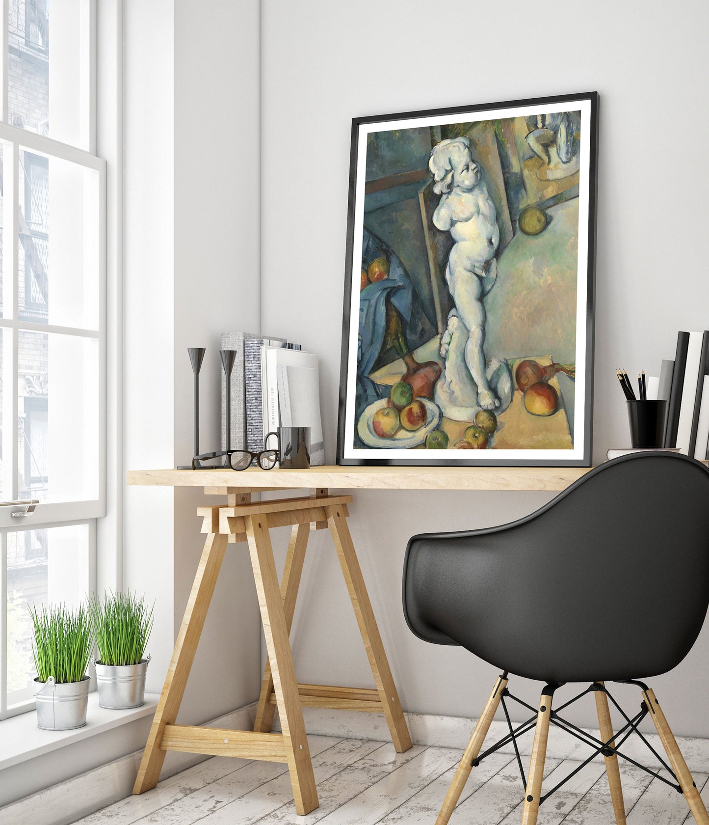 Stillleben med gipskusin