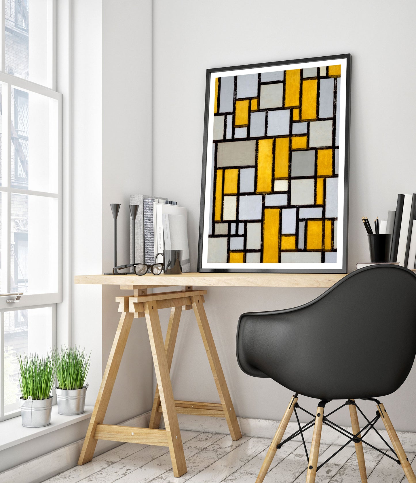 Composition with Grid 1