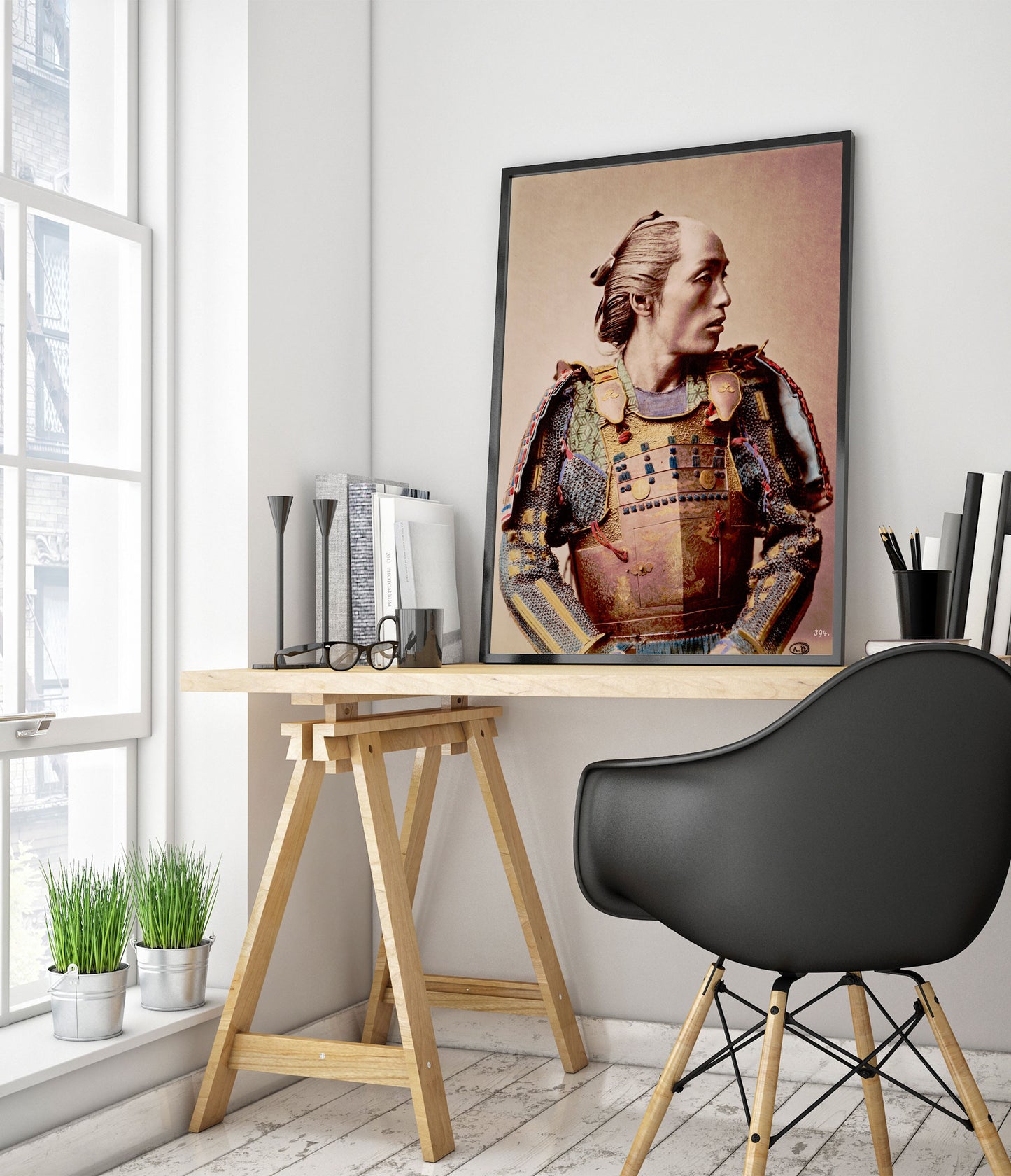 Samurai in Armour, 1870