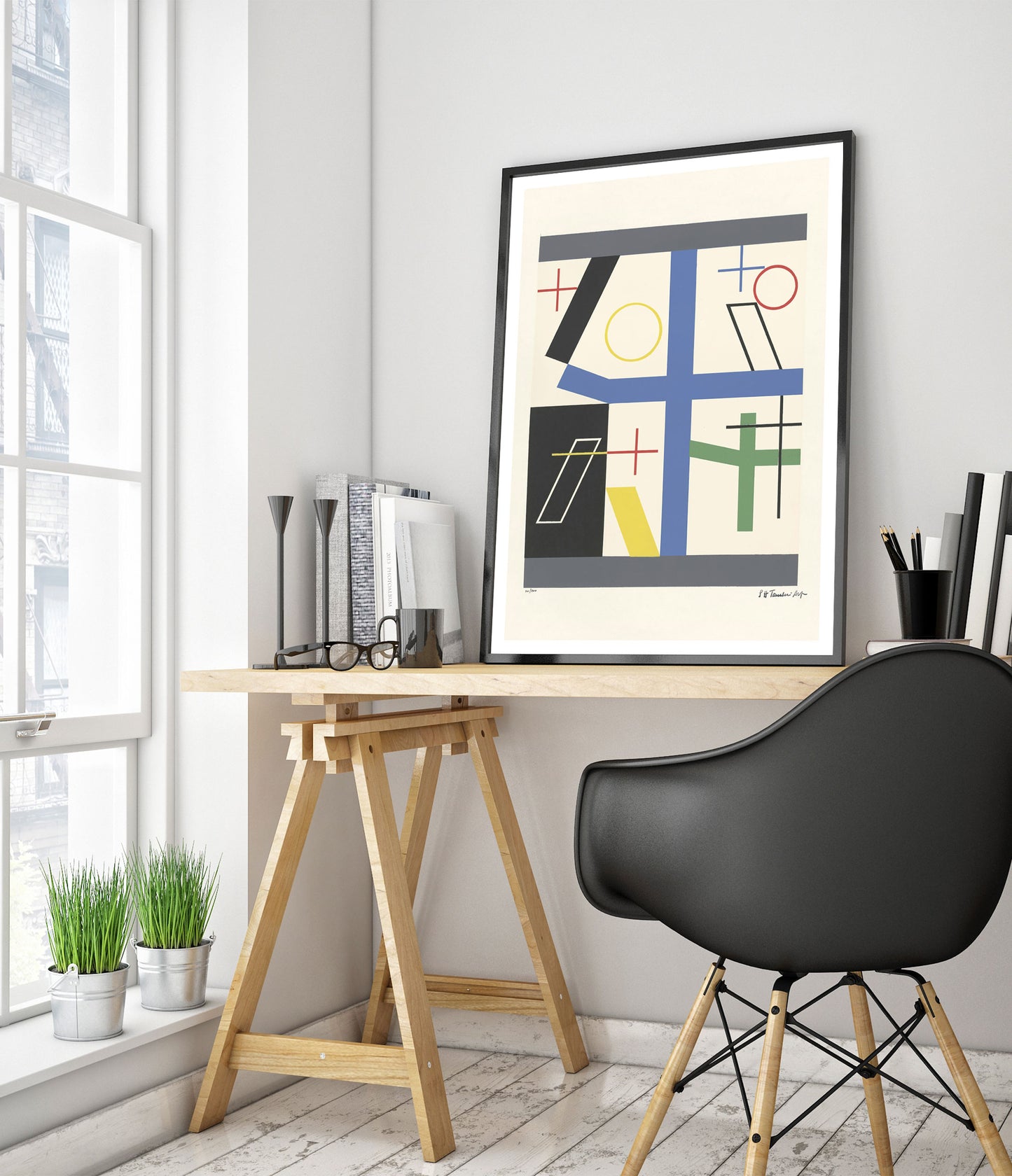 Four Spaces with Broken Cross, Plate 14