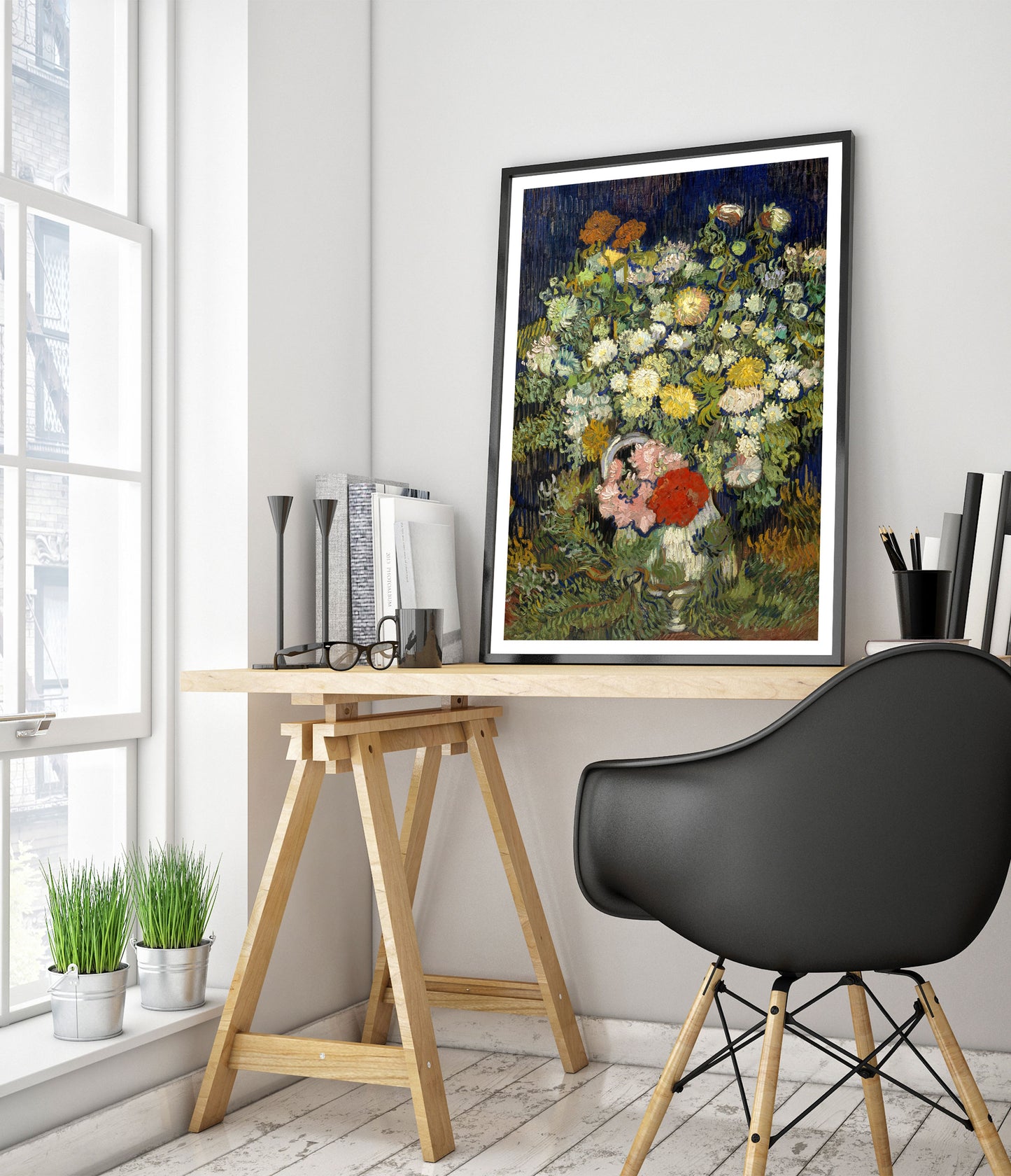 Bouquet of Flowers in a Vase