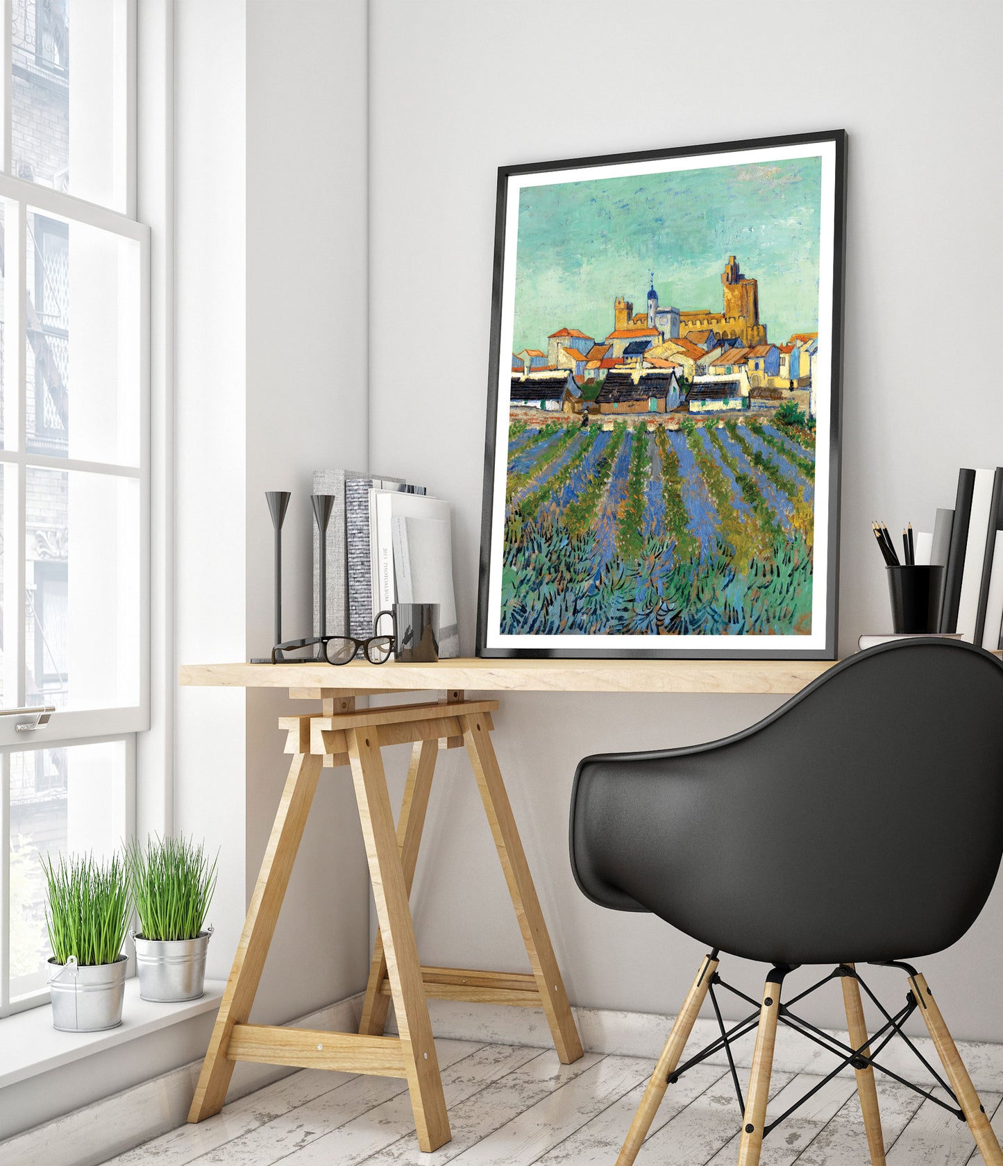 View of Saintes-Maries-de-la-Mer