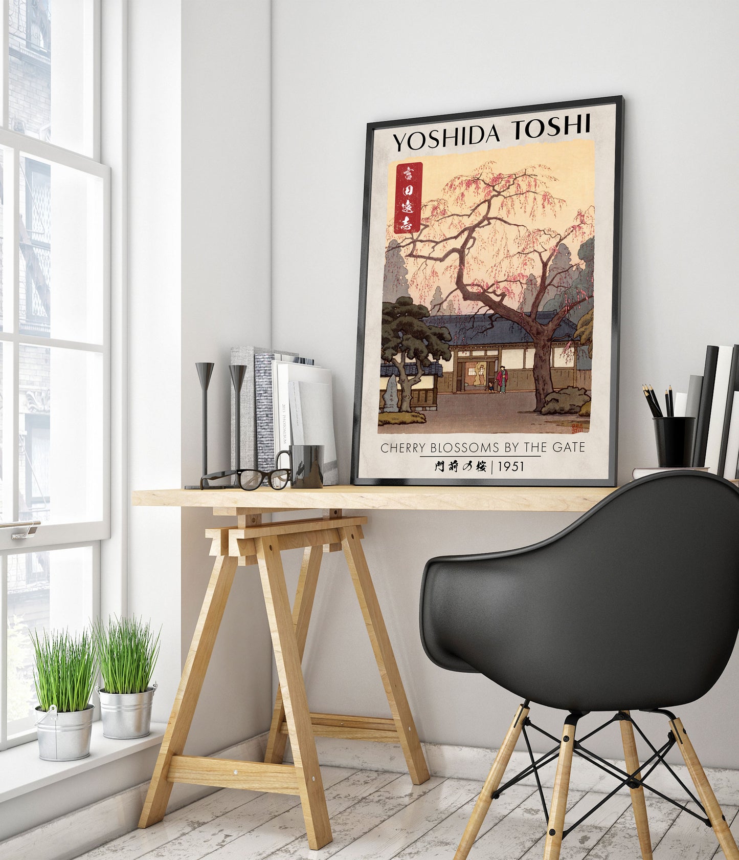 Fleurs de cerisier dans le jardin