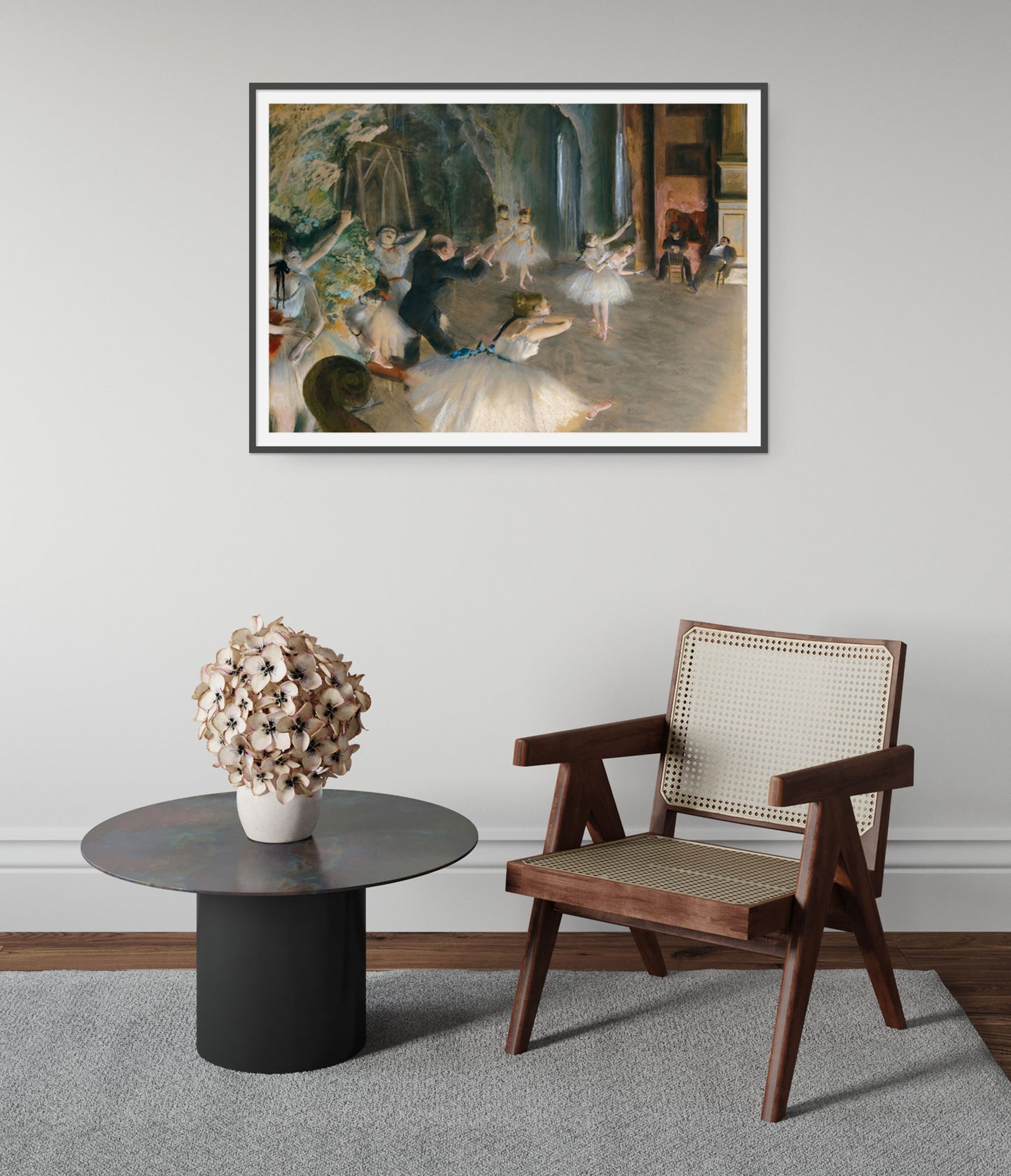 Die Probe auf der Bühne