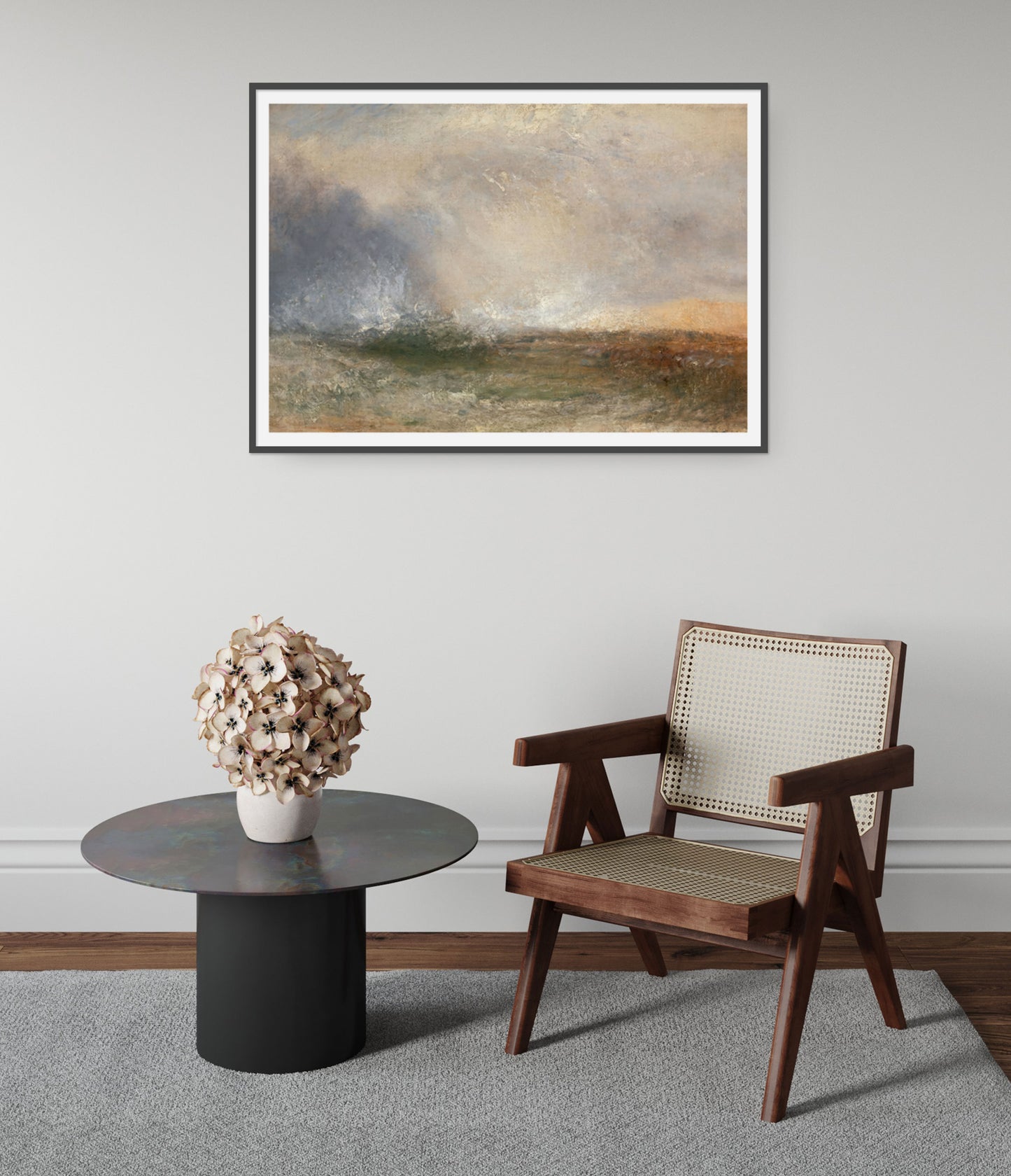 Stormy Sea Breaking on a Shore