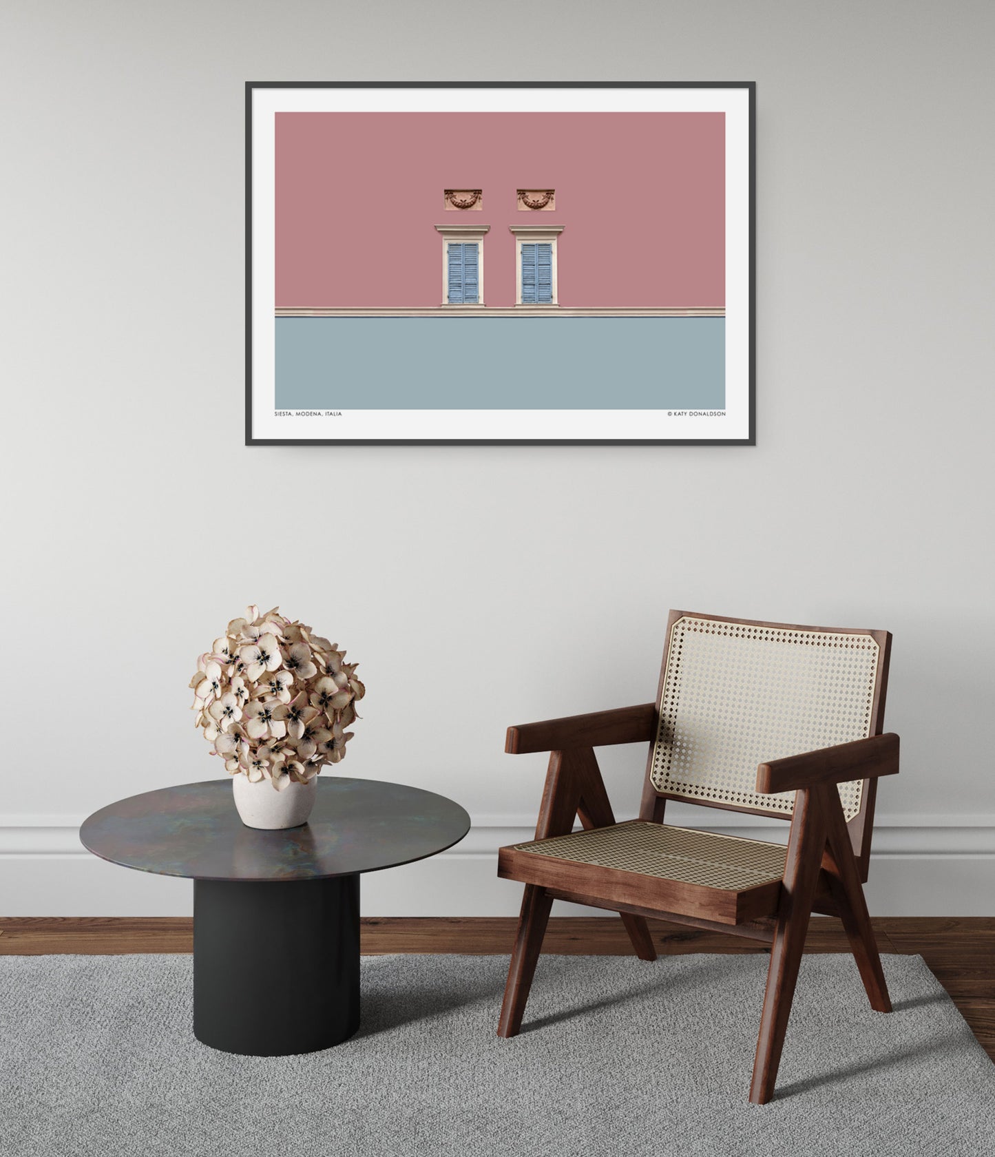 Siesta, Modena, Italien Rosa & Blå