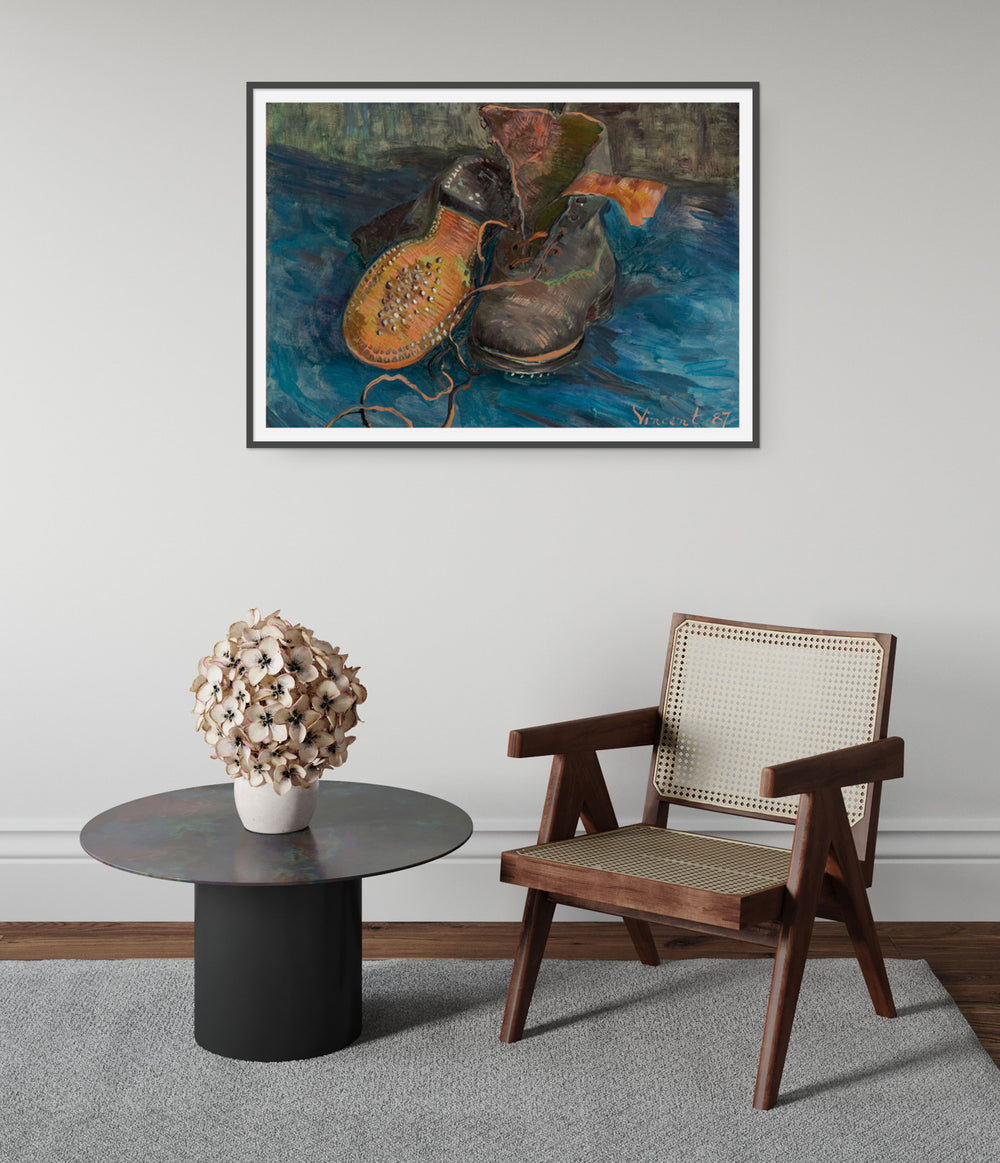 Van gogh boots painting 2025 value