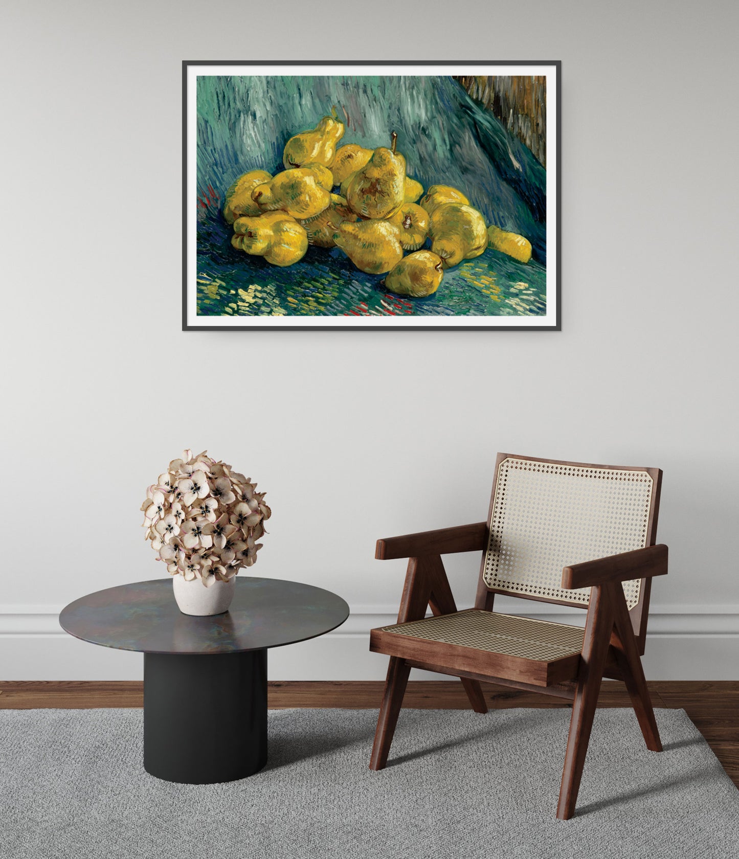 Stilleben med kvitten