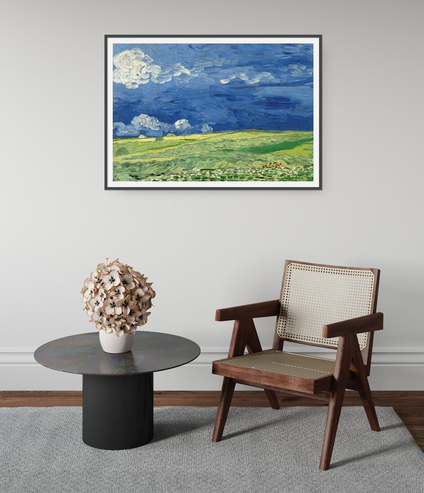 Wheatfield under Thunderclouds