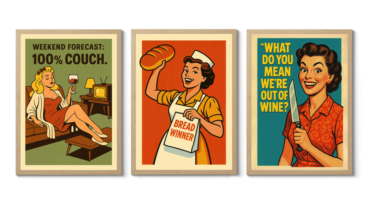 Vintage Küchenwitze Trio II