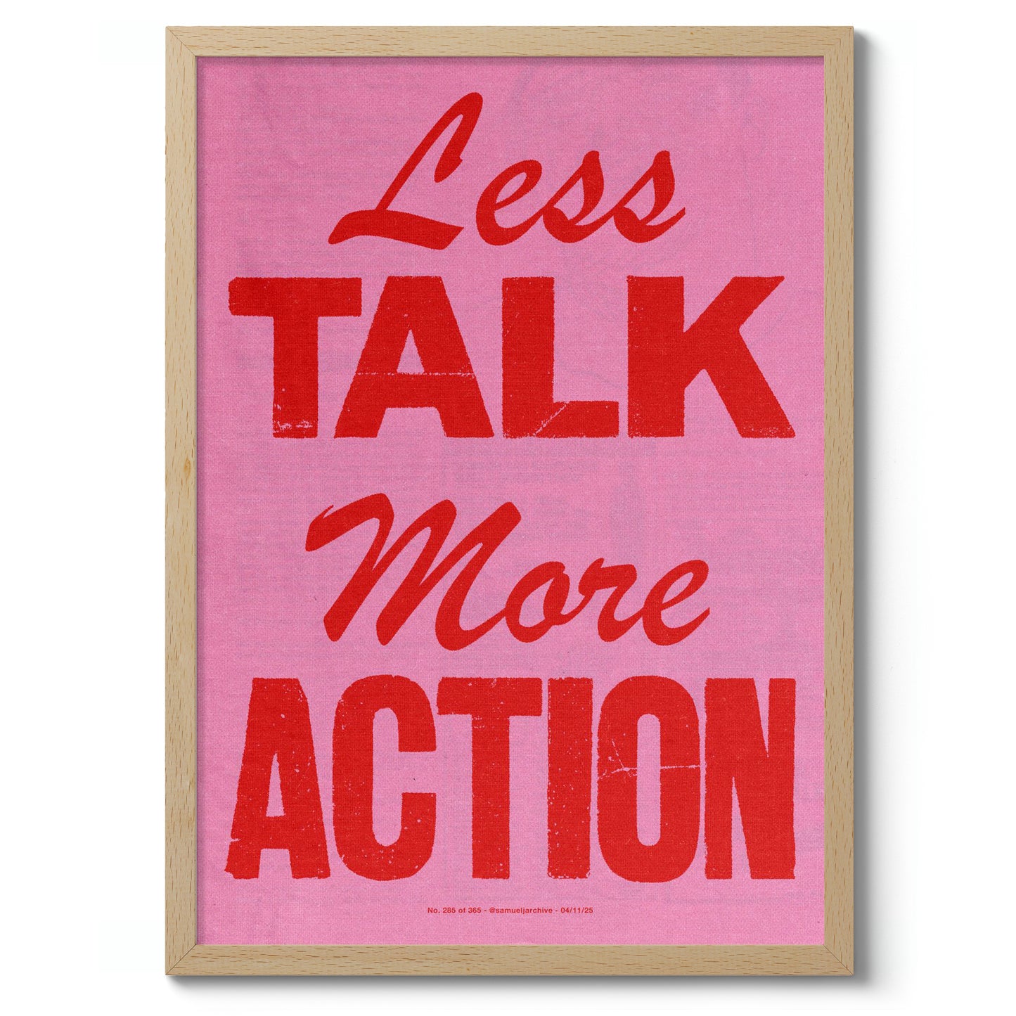 Less Talk