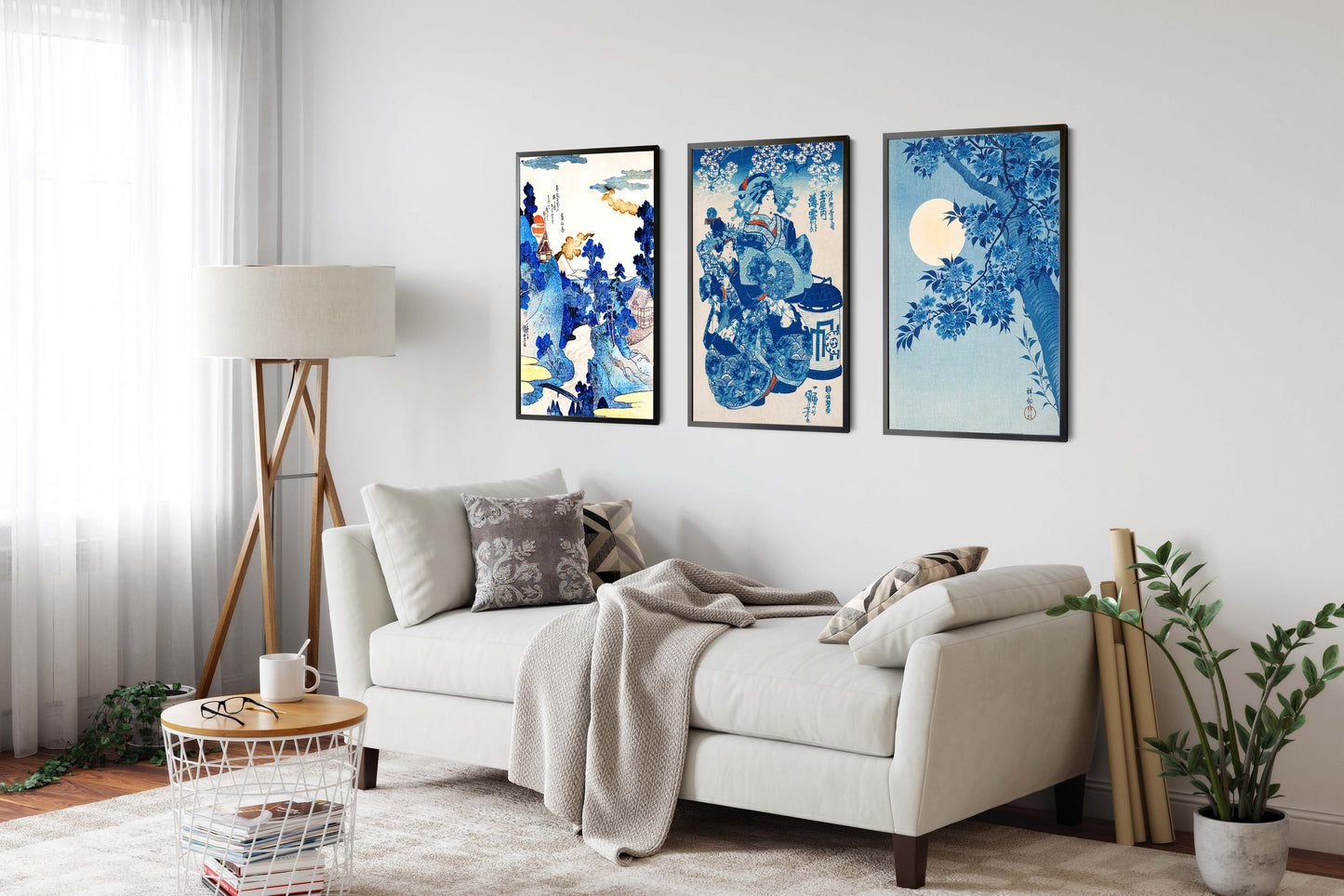 Japanese Blue - Set om 3