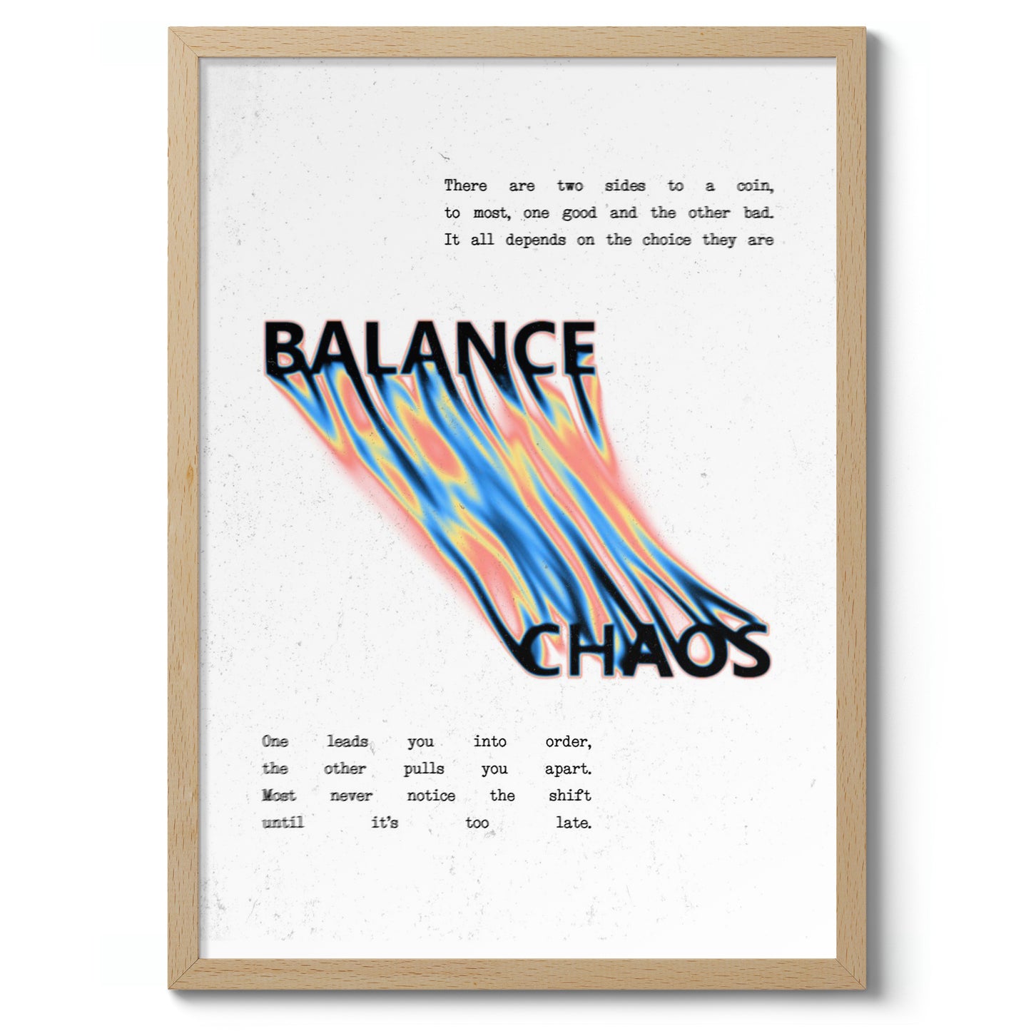 BALANCE AND CHAOS