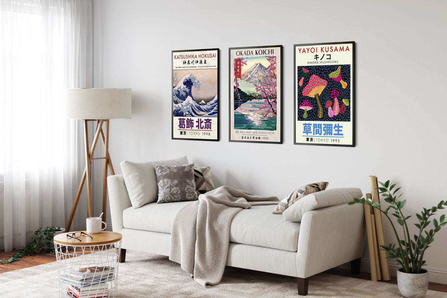 Japanese Art Exhibition - Set of 3