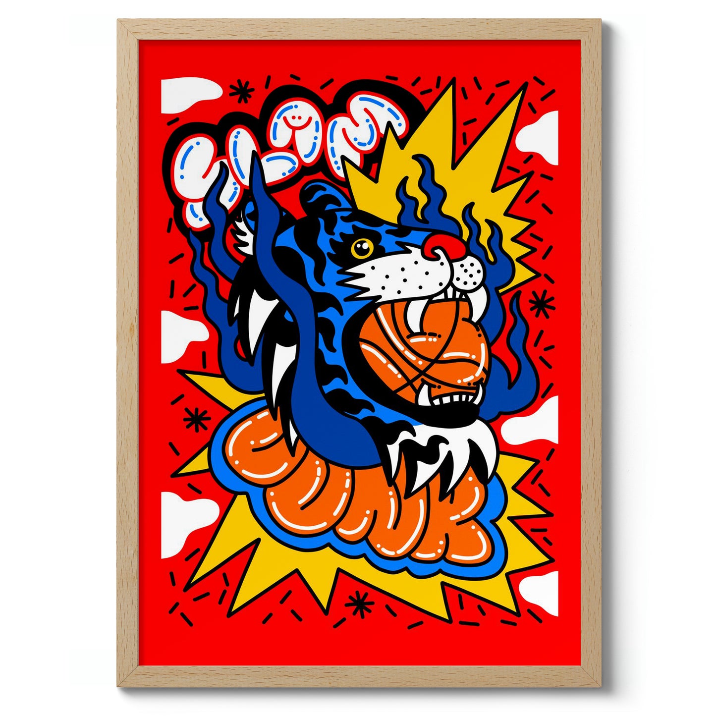 Tiger with Basketball