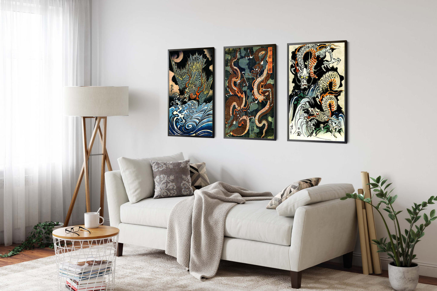 Japanska drakar - Set om 3