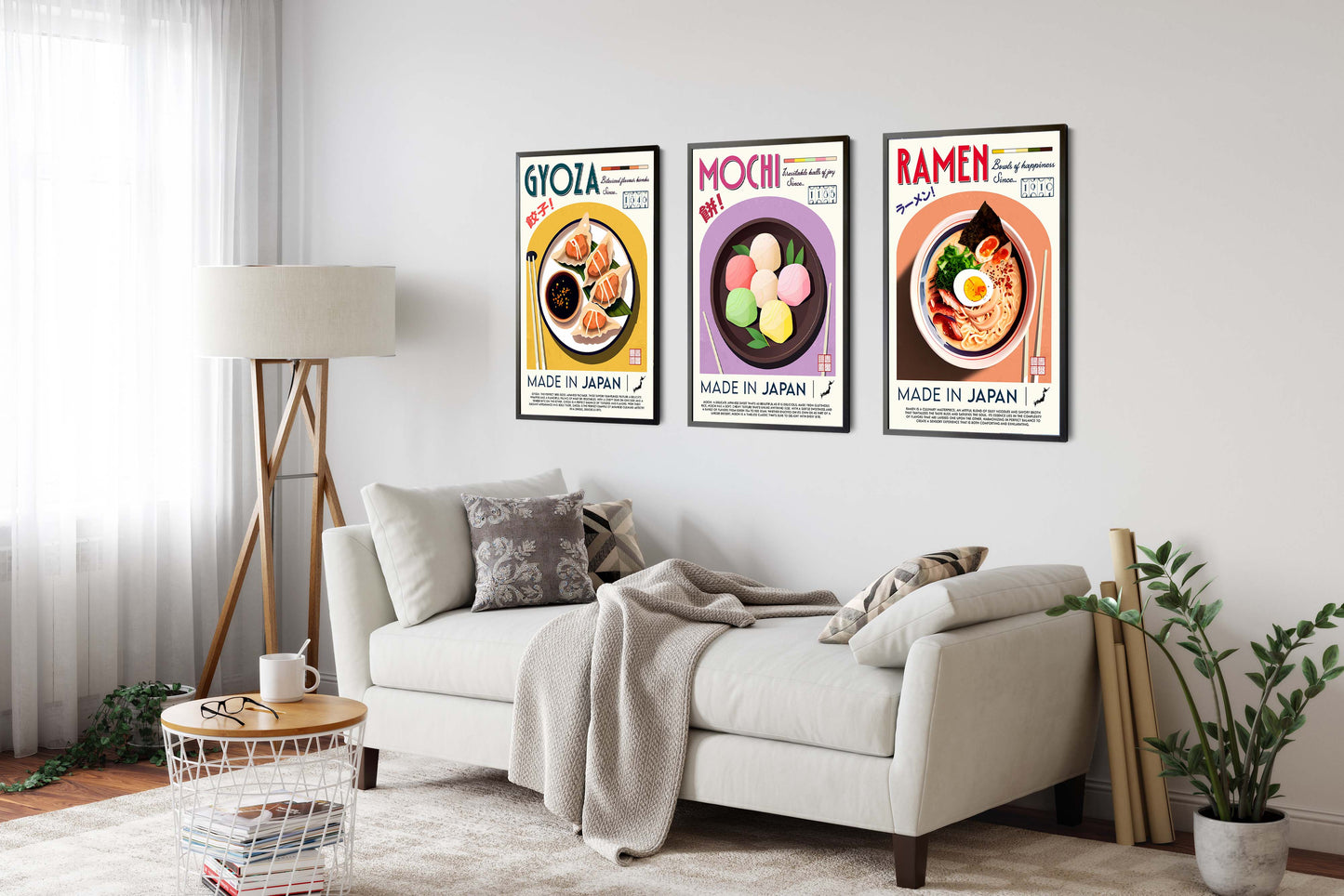 Japansk mat - Set om 3