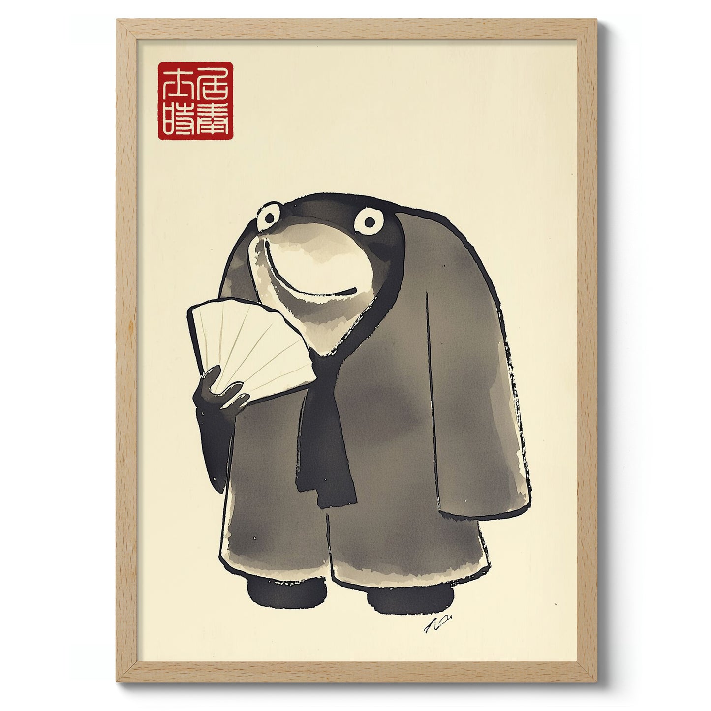 Frog With Single Fan