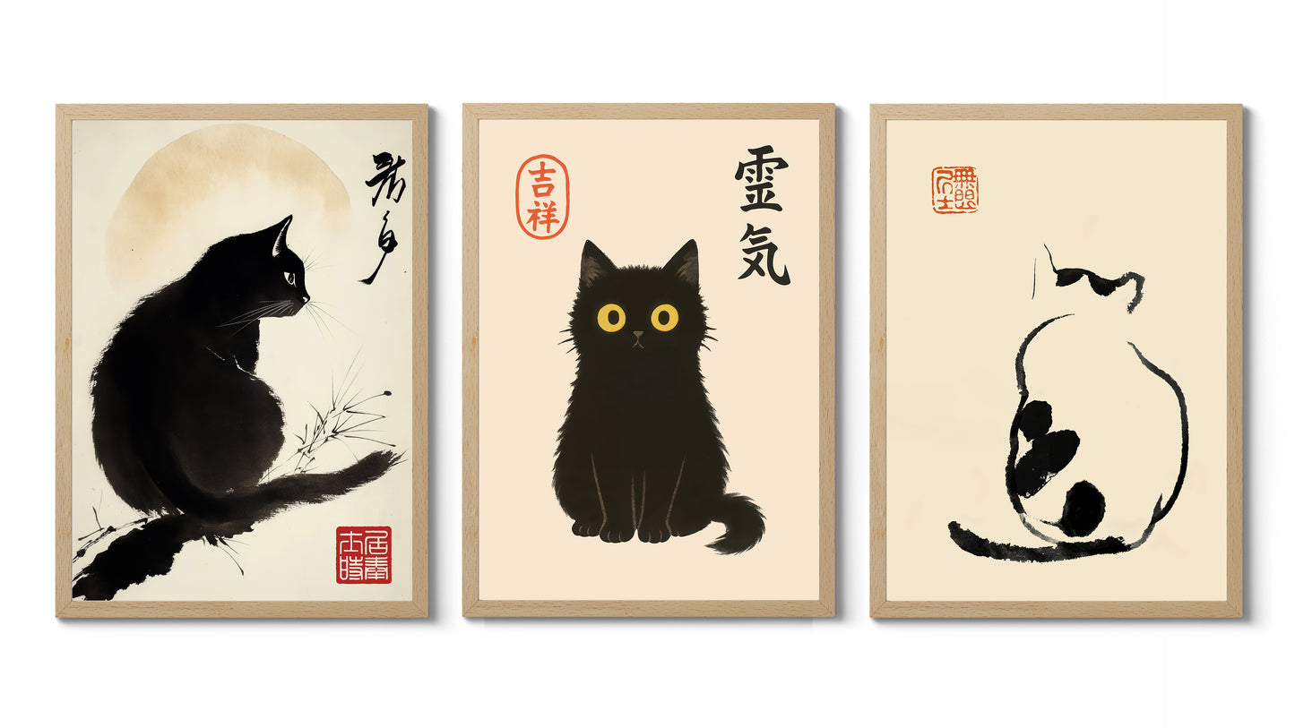 Hoji-stil Katt Samling