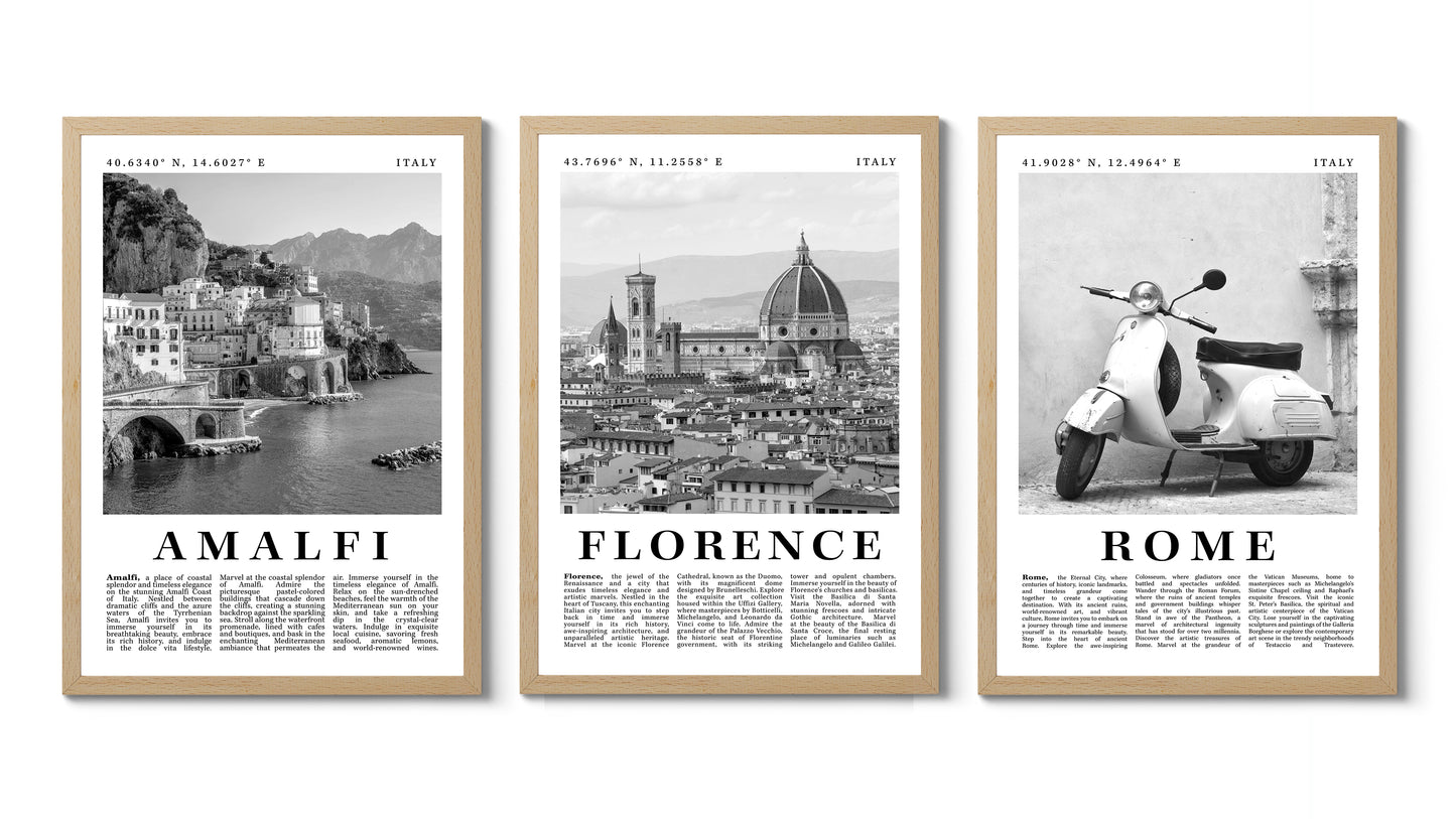 Italie Noir et Blanc