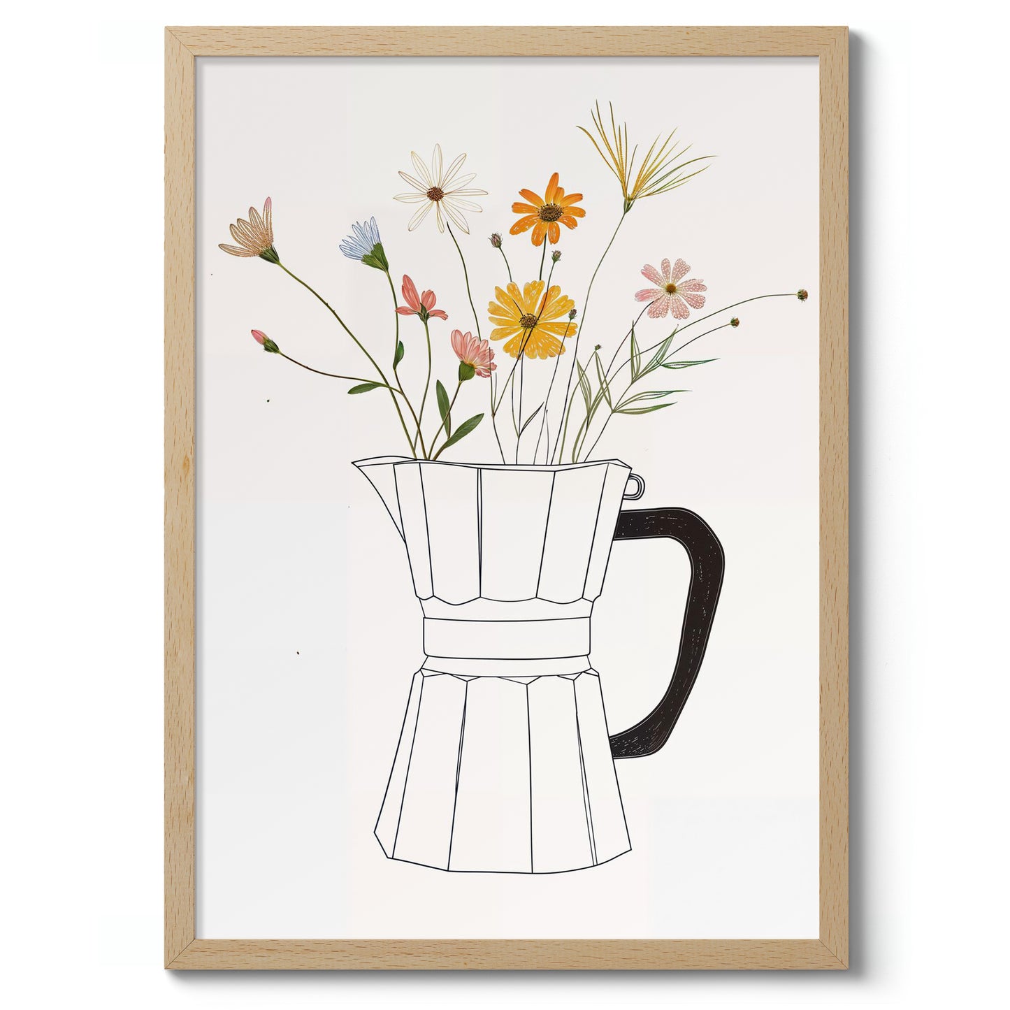 Flower Coffee Pot