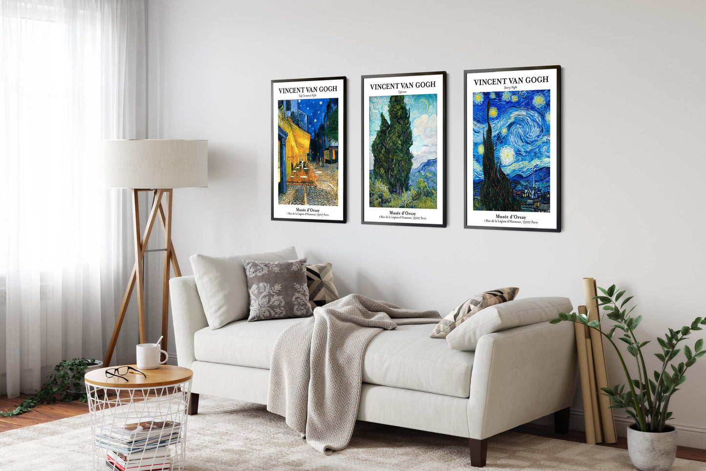 Vincent Van Gogh - Set aus 3