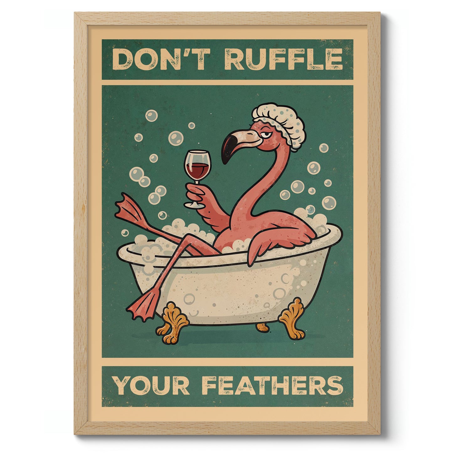 Maak je veren niet los