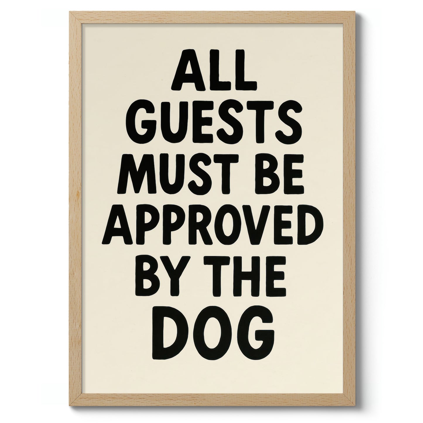 Alle Gäste müssen vom Hund genehmigt werden