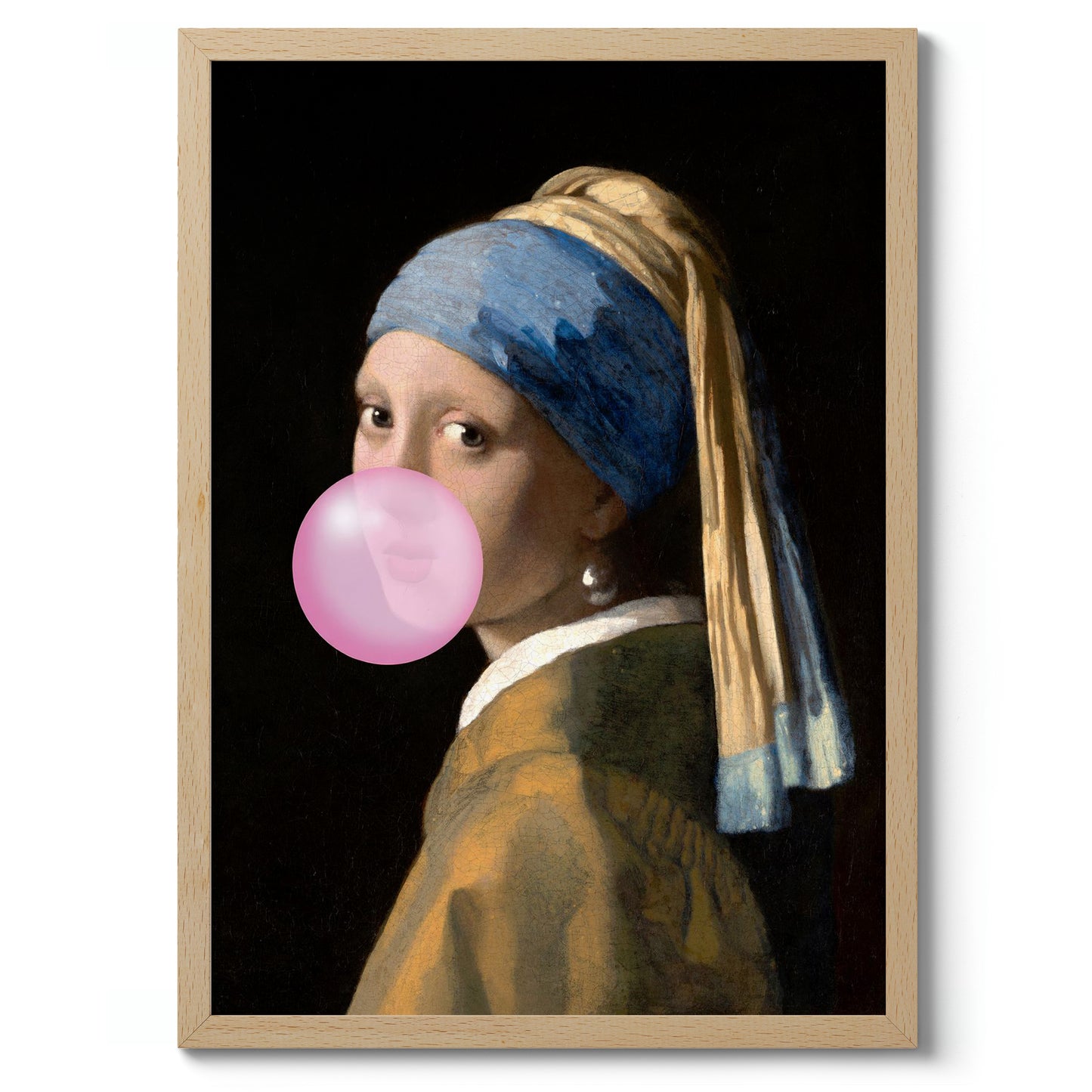 Bubblegum Parel Oorbel