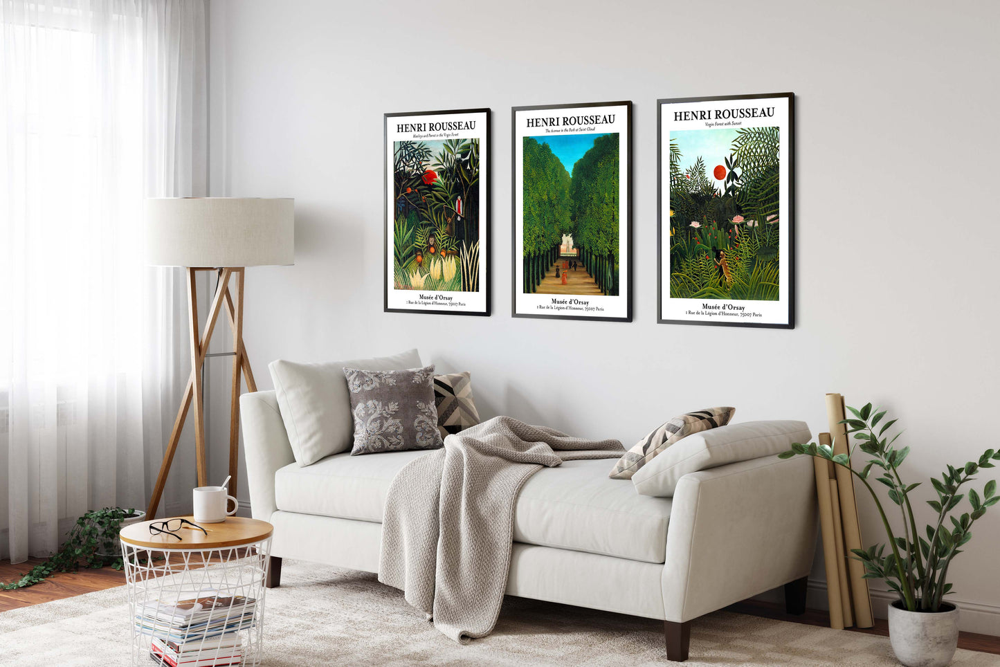 Henri Rousseau - Set of 3