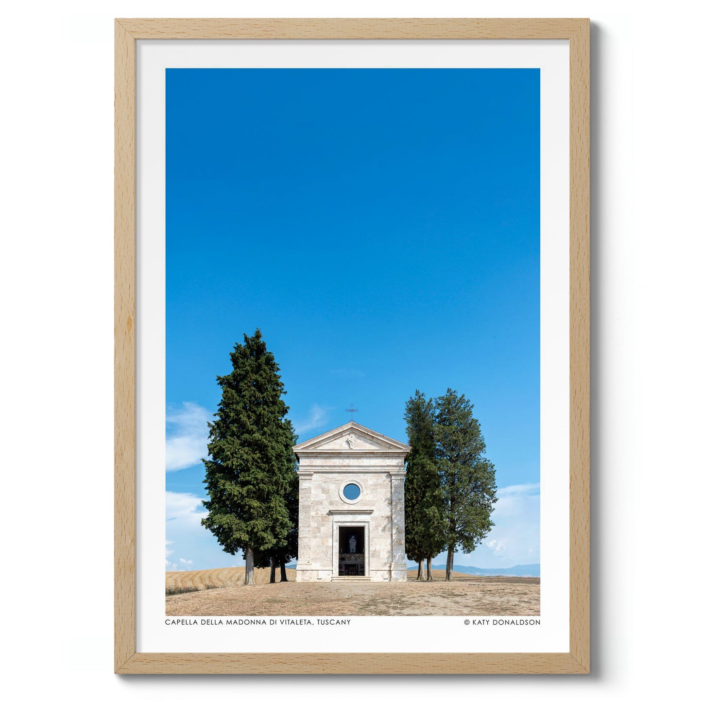 Capella Della Madonna Di Vitaleta, Toscana Porträtt