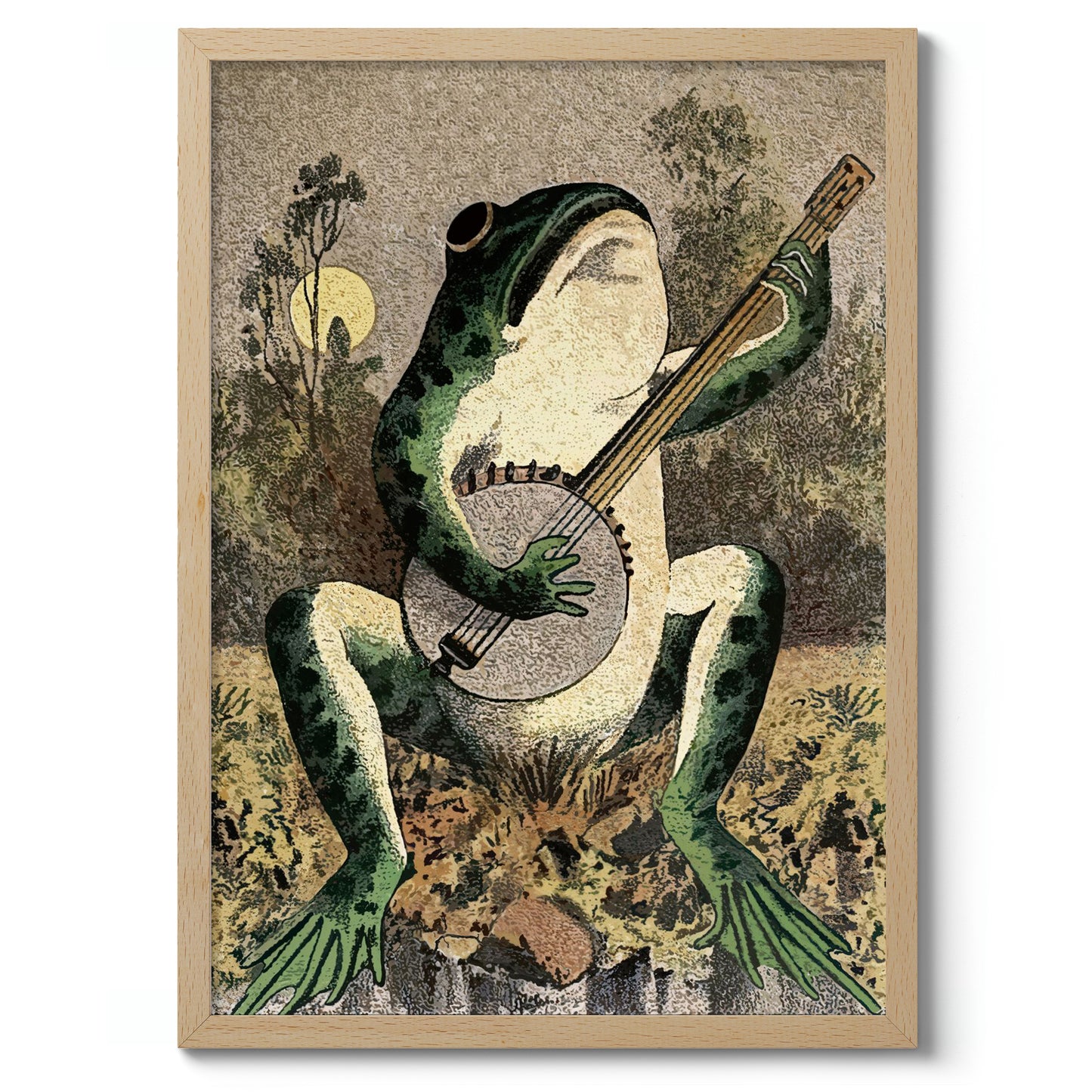 Frog Playing Banjo