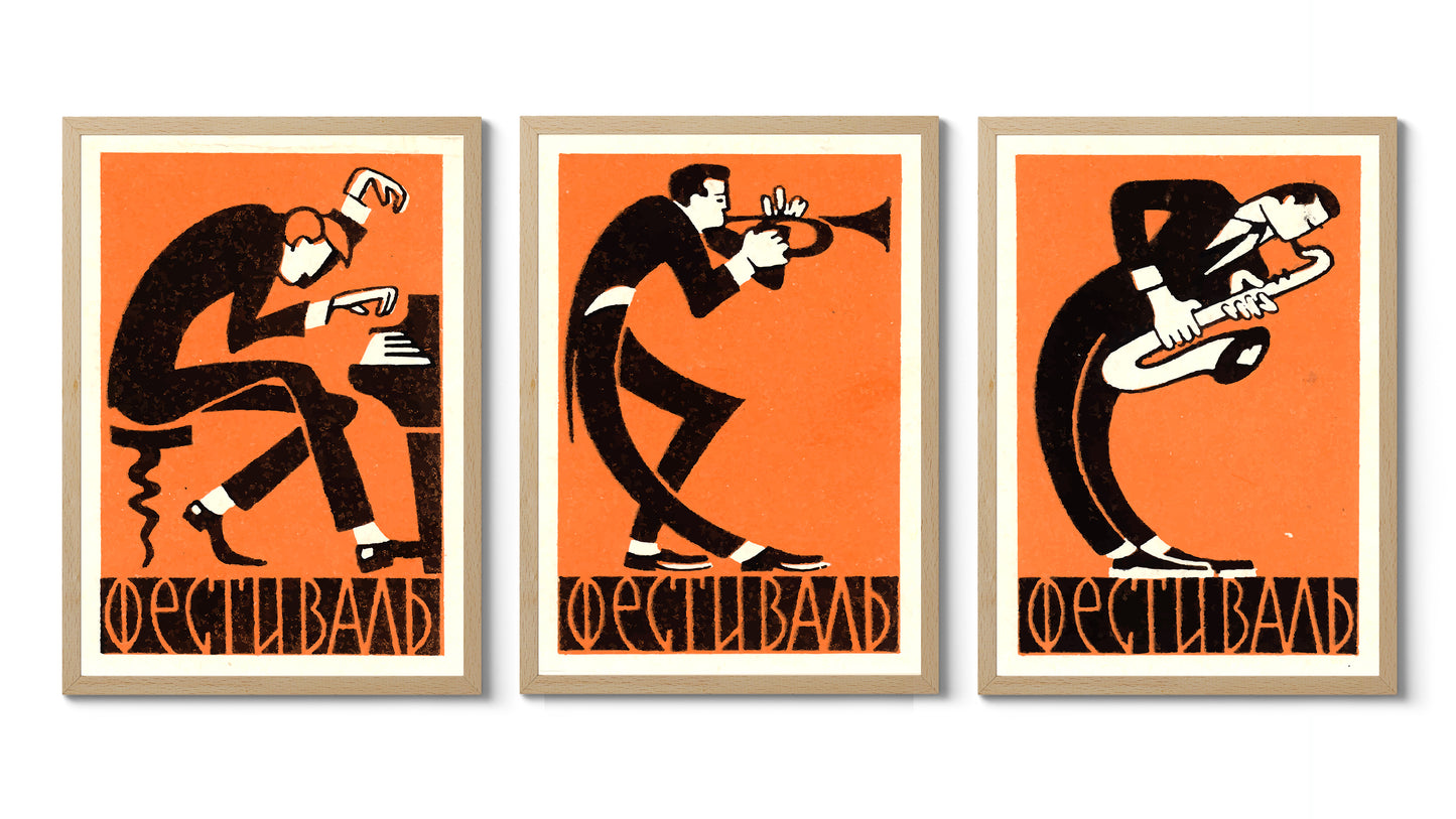 Ensemble de jazz vintage