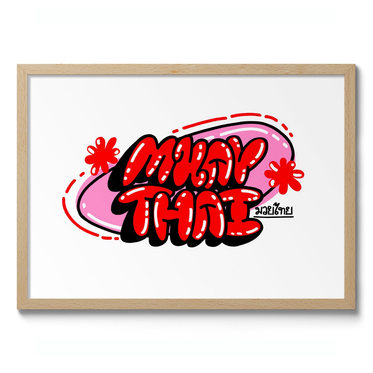 Muay Thai Typography