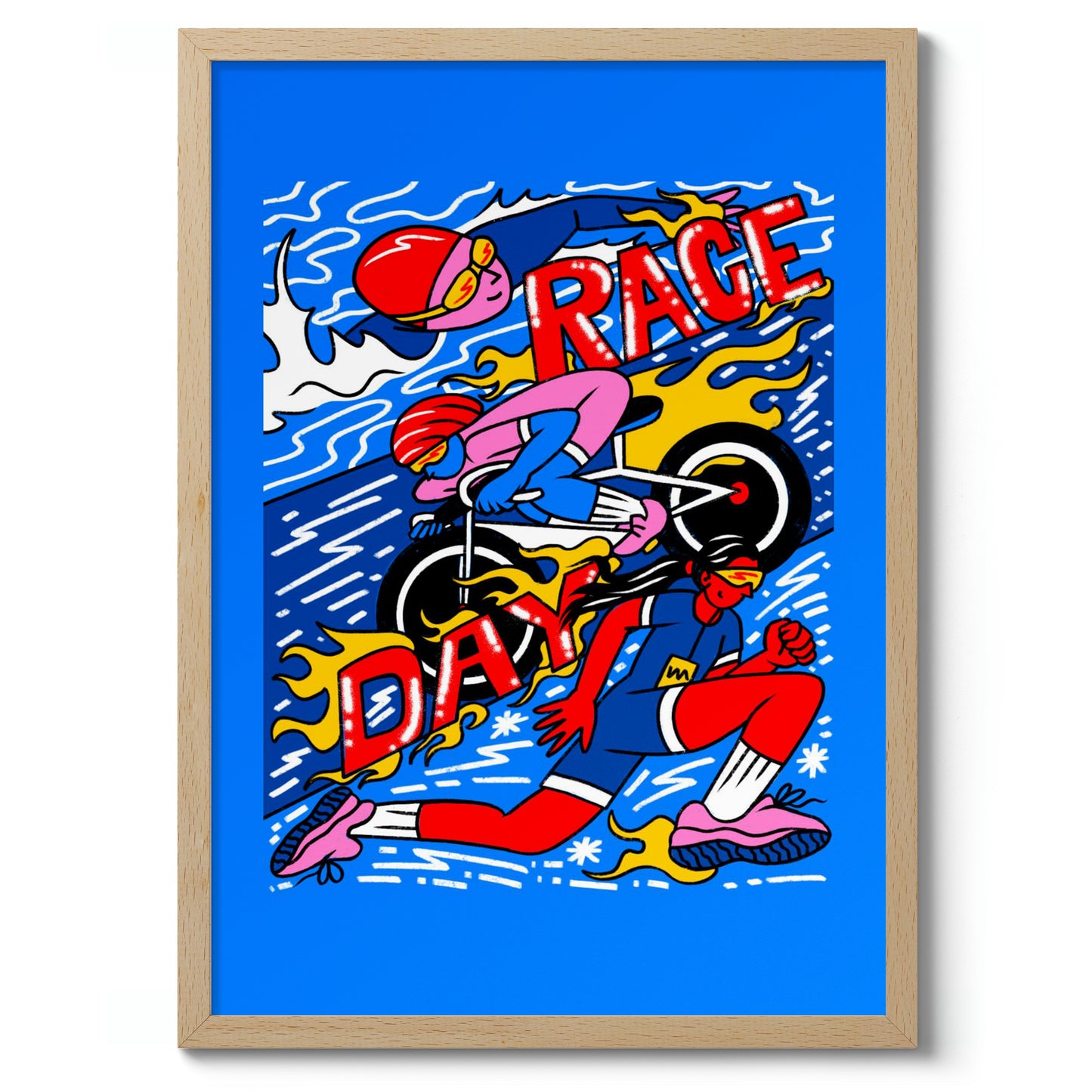 Triathlon On Race Day