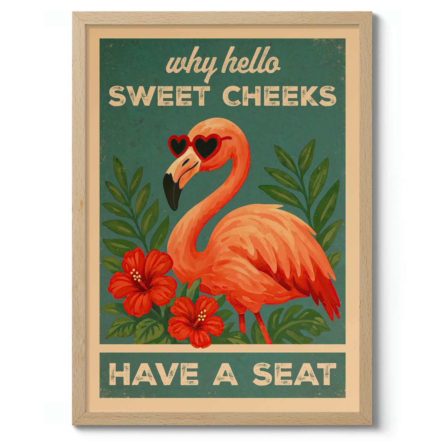 Bonjour, jolies joues flamant