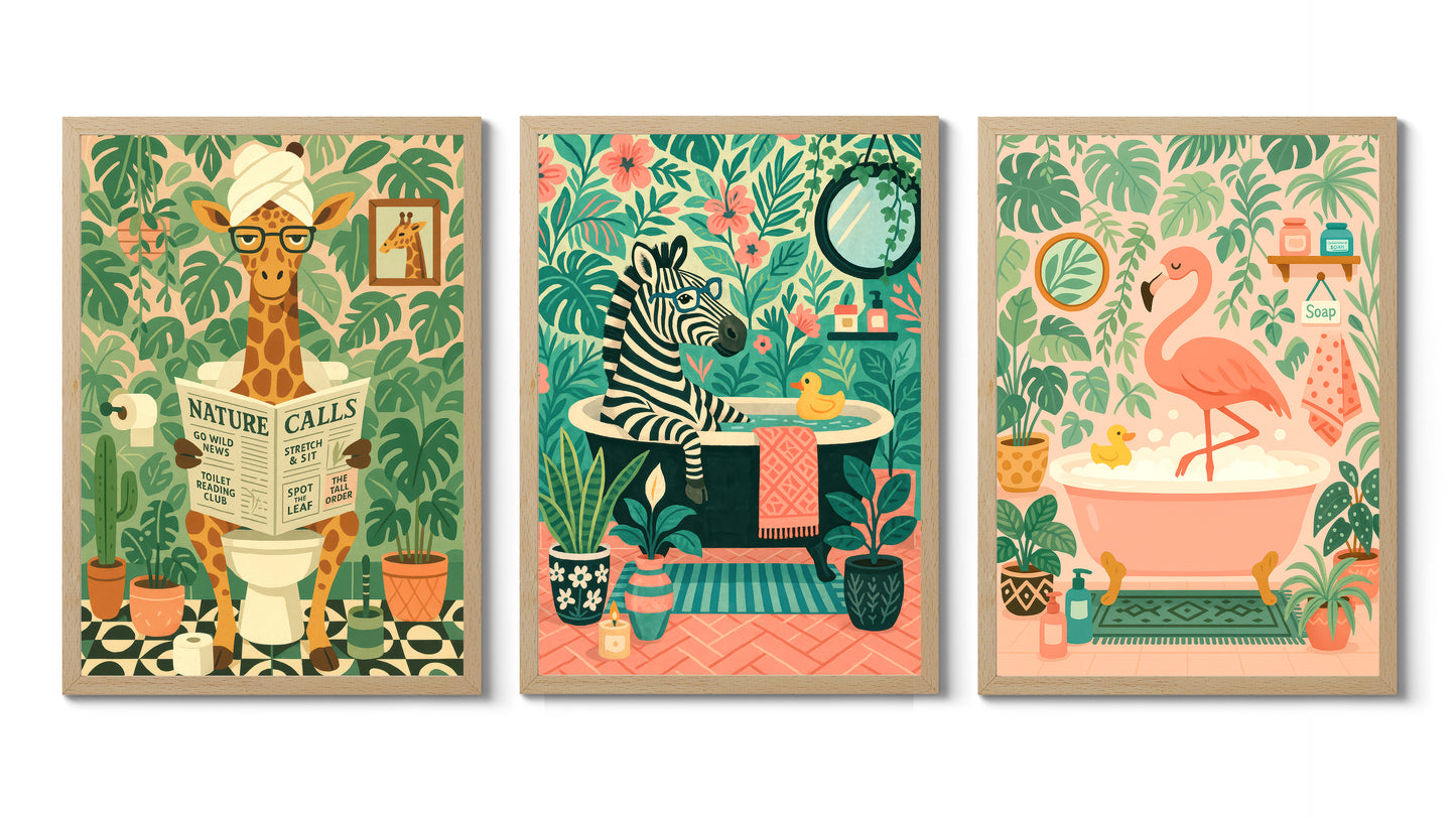 Ensemble de salle de bain bohème