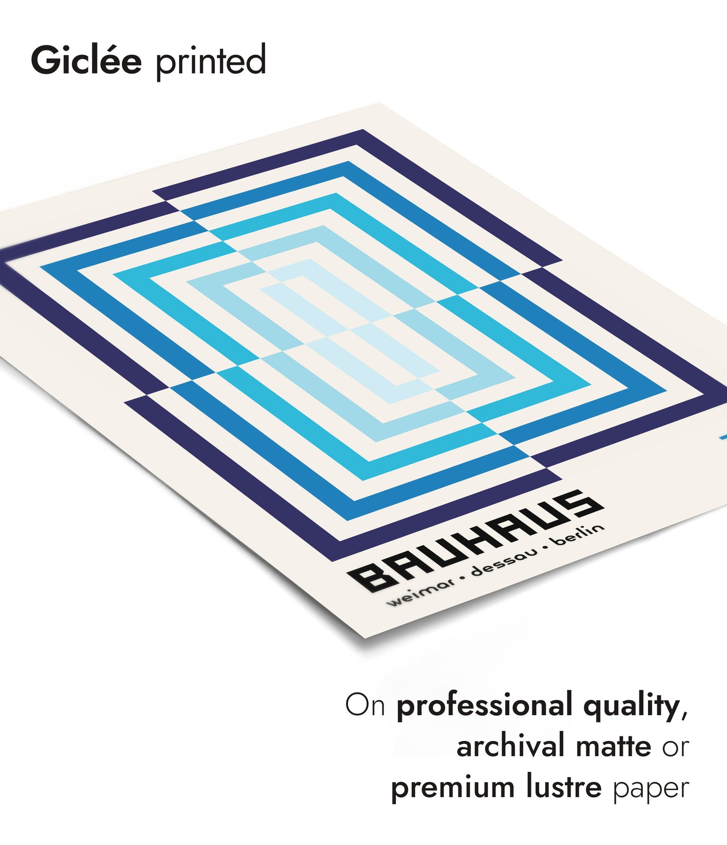 Rektangulär illusion, i blått