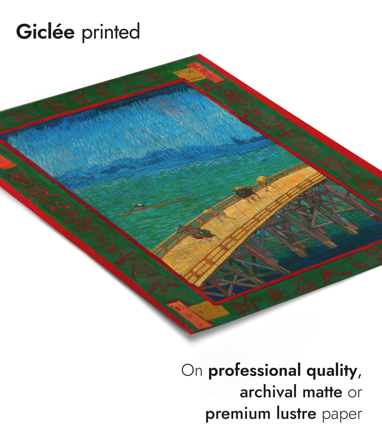 Bridge in the Rain after Hiroshige