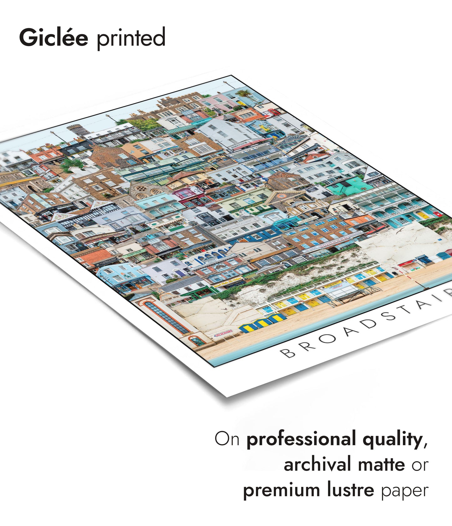 Broadstairs stadssilhuett