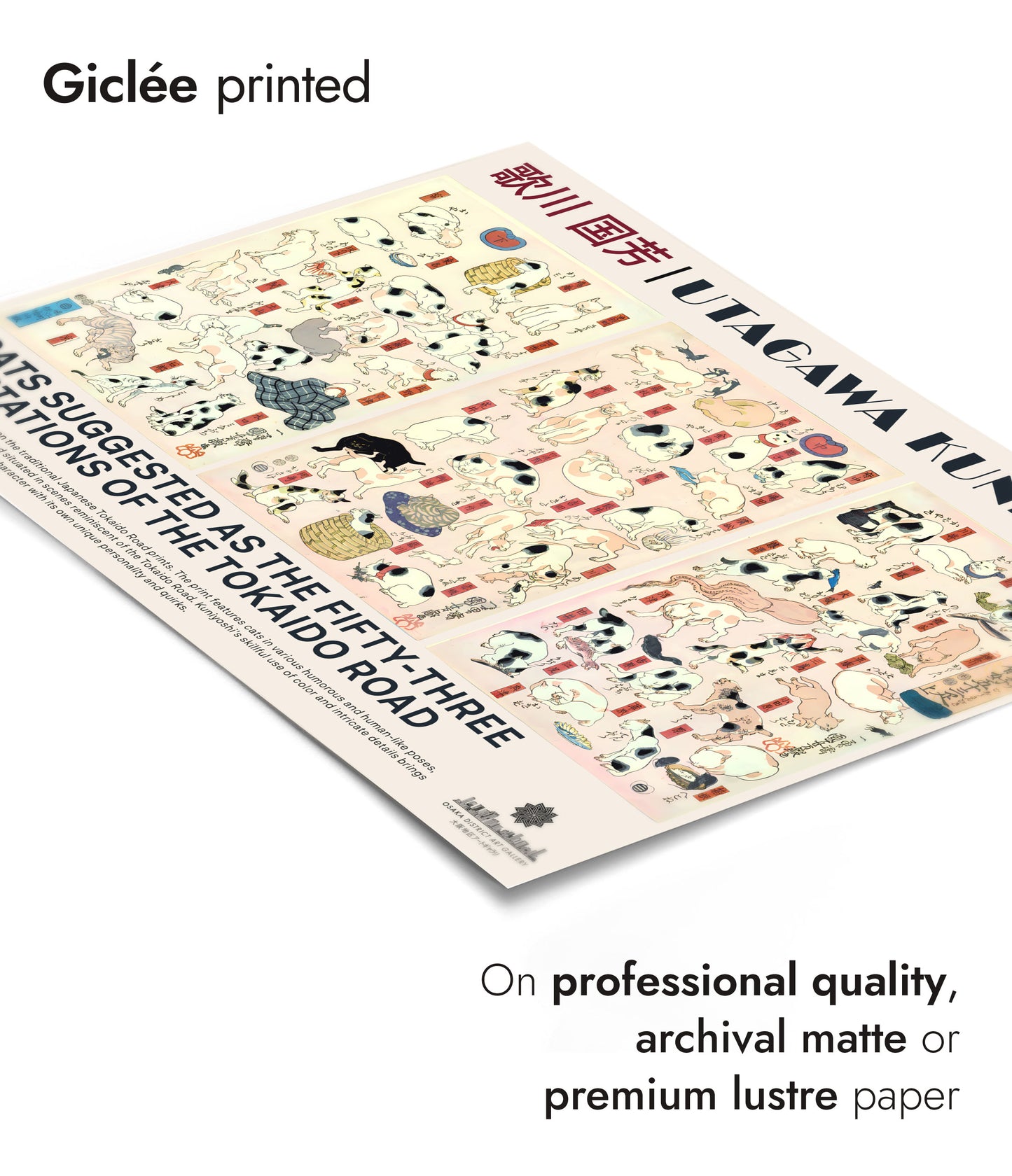 Cats Stations of Tokaido