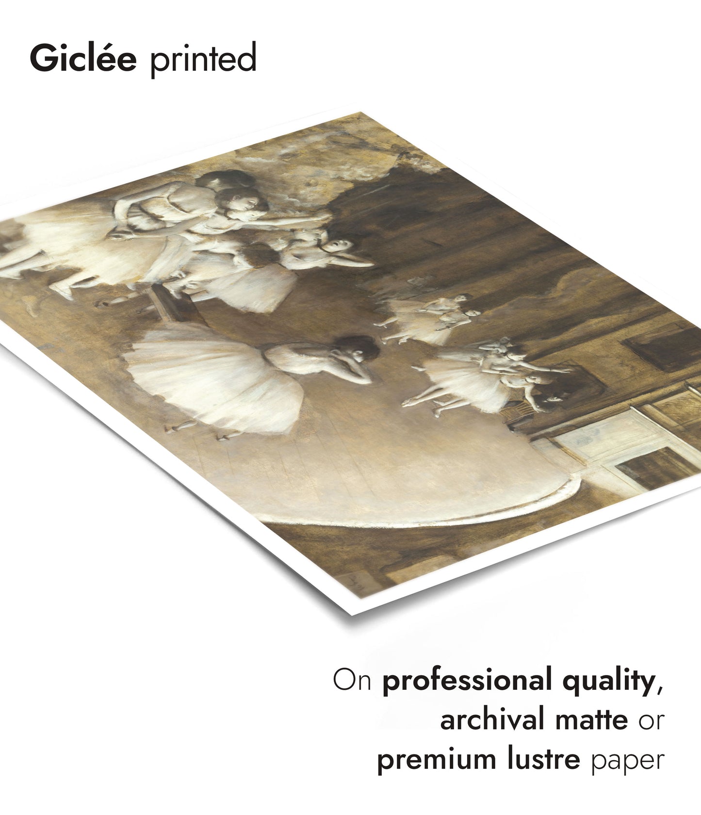 Balettrep på scenen