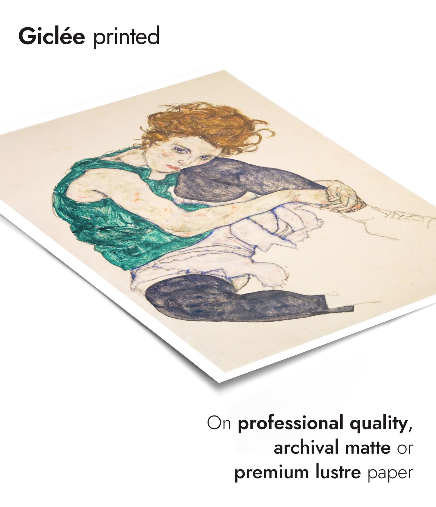 Seated Woman with Legs Drawn Up