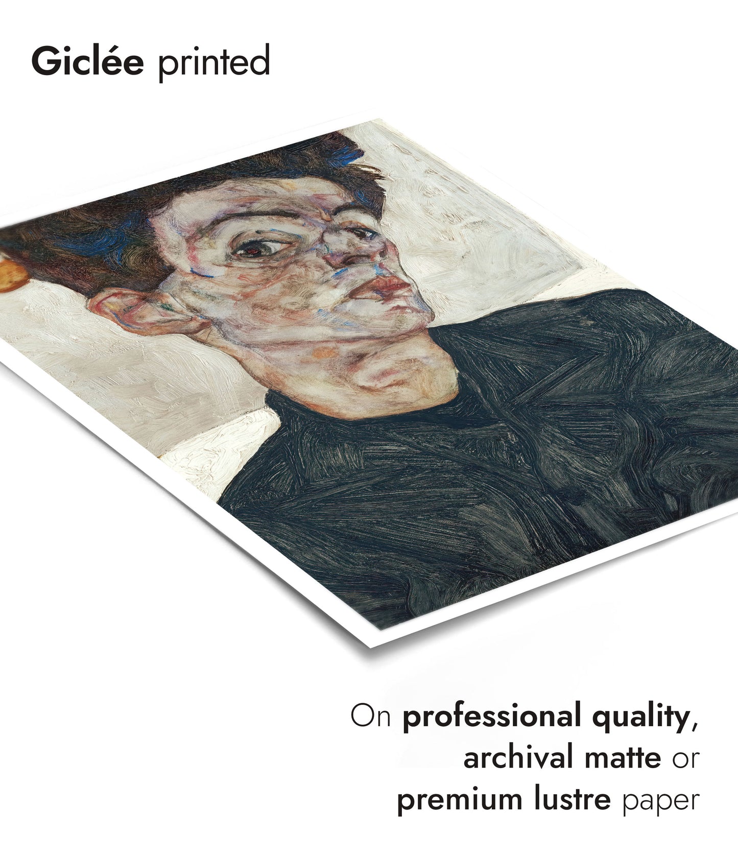 Self-Portrait with Chinese Lantern Plant